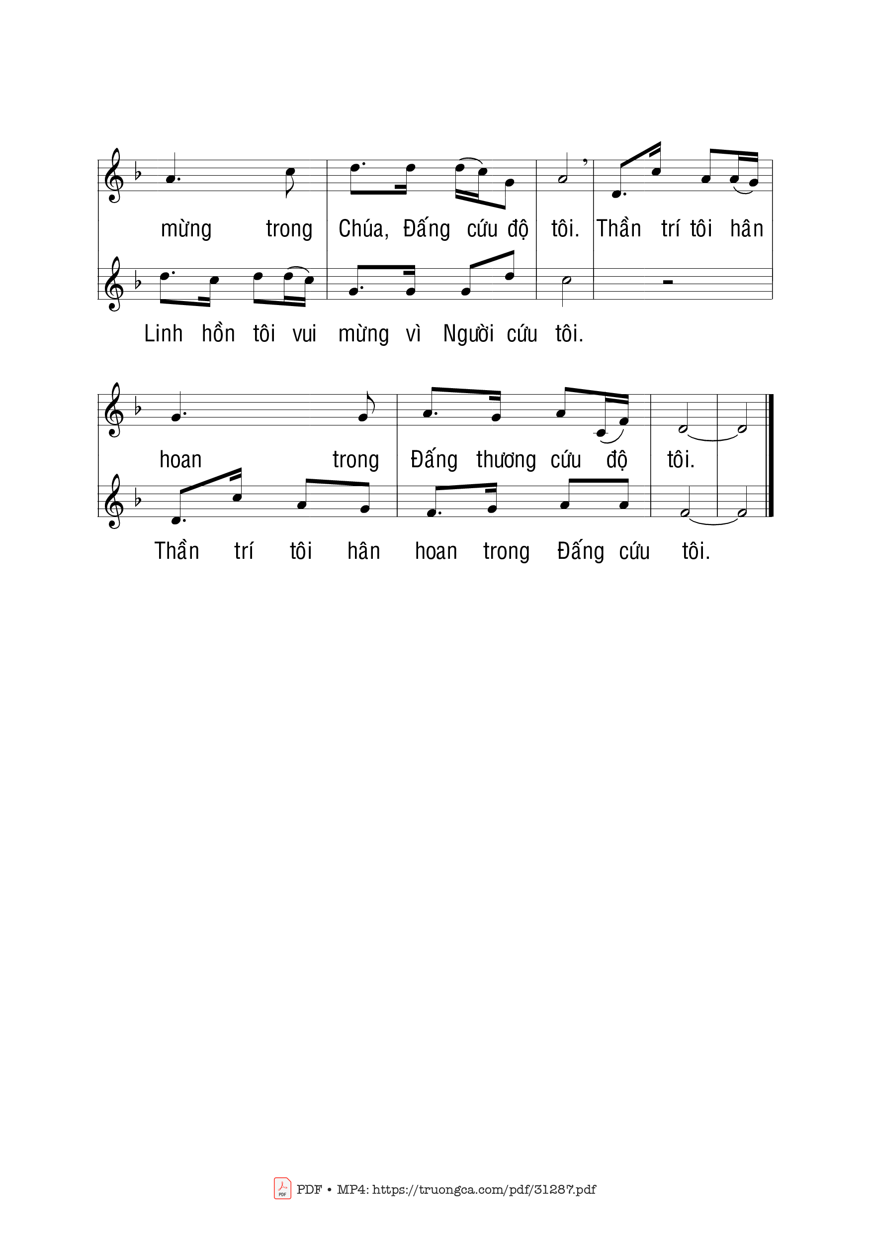 Này hồn tôi vui mừng ngợi khen Thiên Chúa, Trang 4