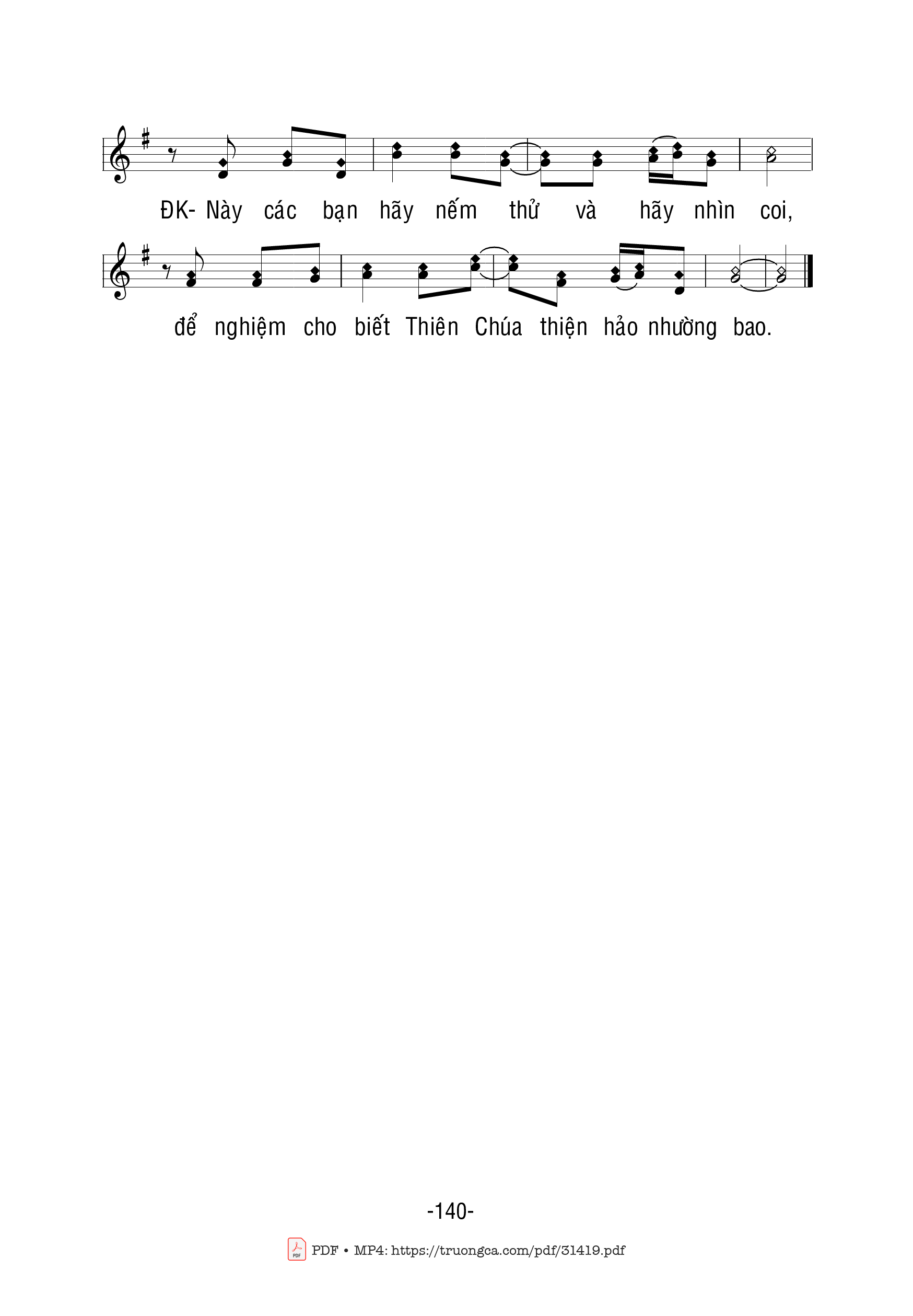 Page 2 of Sheet music PDF Hãy Nếm Thử (4) - Bùi Ninh