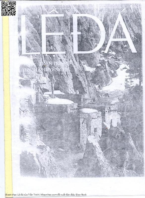 Page 5 of Sheet music PDF Lệ đá - Trần Trịnh
