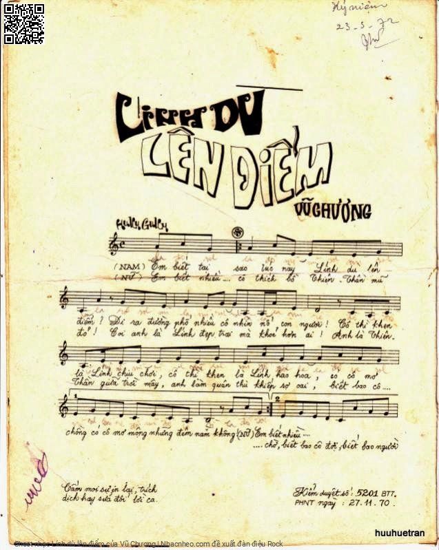 Page 3 of Sheet music PDF Lính dù lên điểm - Vũ Chương