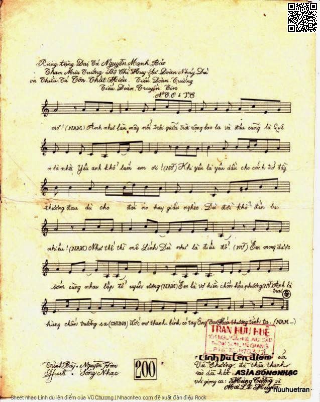 Page 4 of Sheet music PDF Lính dù lên điểm - Vũ Chương