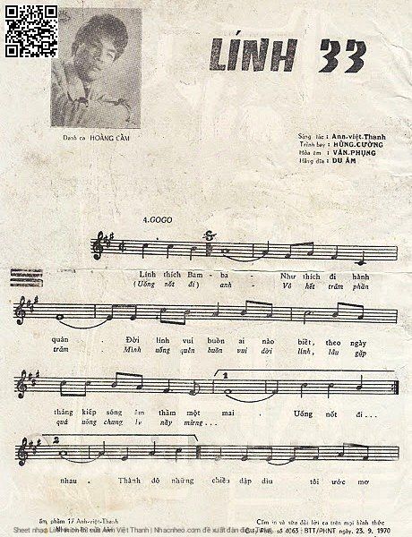 Page 2 of Sheet music PDF Lính thích 33 - Anh Việt Thanh