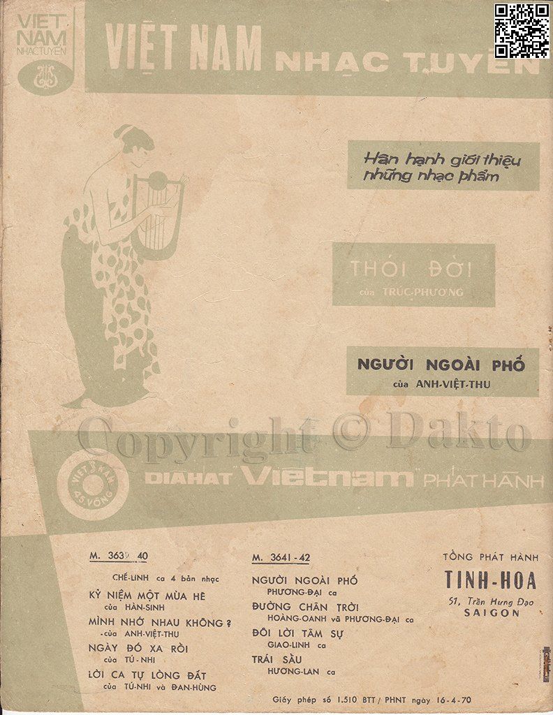 Page 4 of Sheet music PDF Lính trận miền xa - Bằng Giang