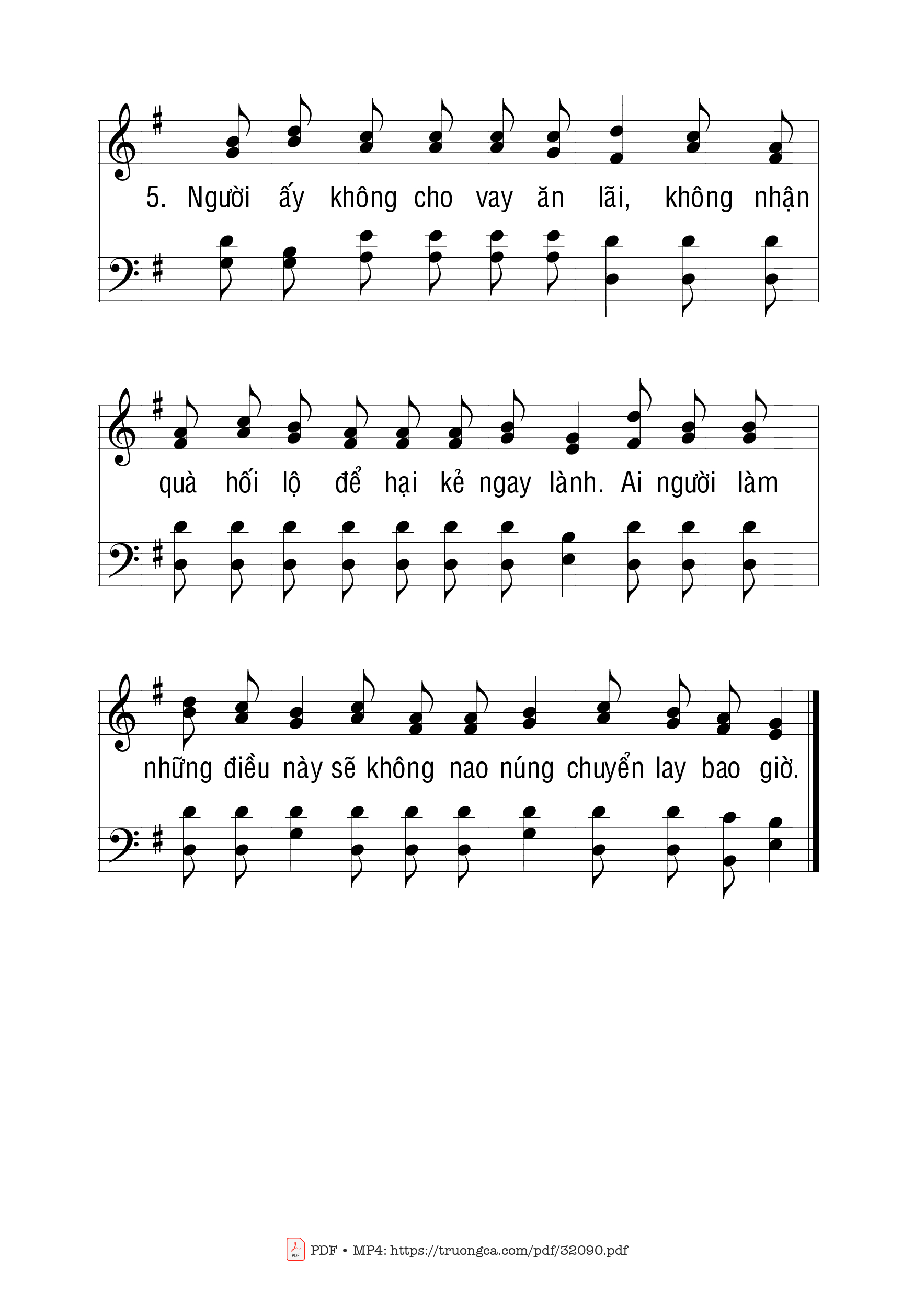 Page 3 of Sheet music PDF Thánh Vịnh 15 - Ngọc Linh