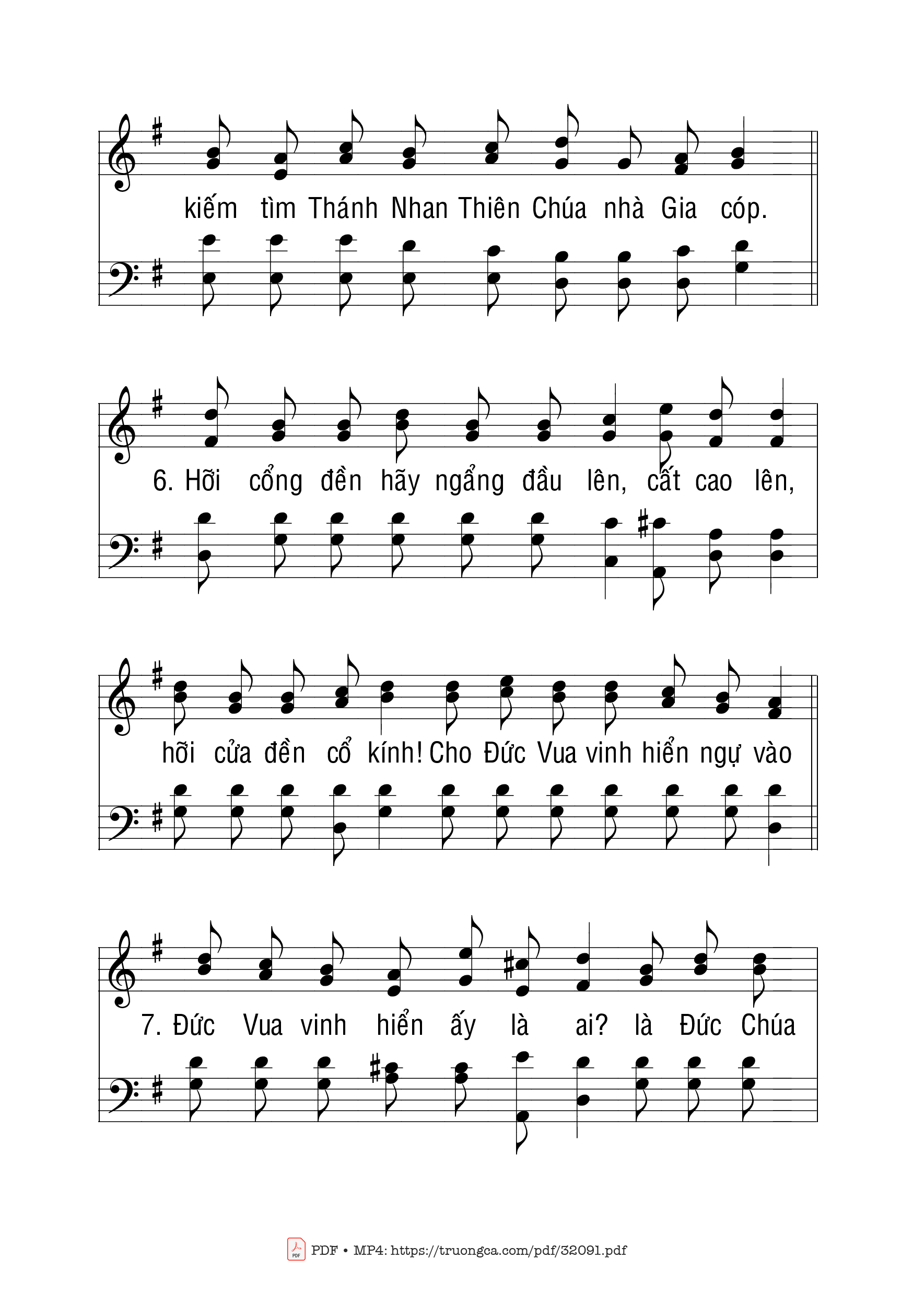 Page 4 of Sheet music PDF Thánh Vịnh 24 - Ngọc Linh