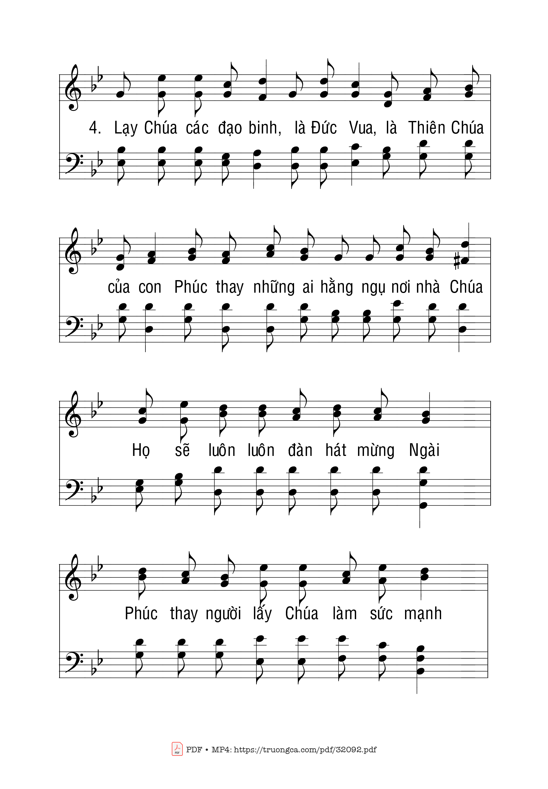 Page 3 of Sheet music PDF Thánh Vịnh 84 - Ngọc Linh