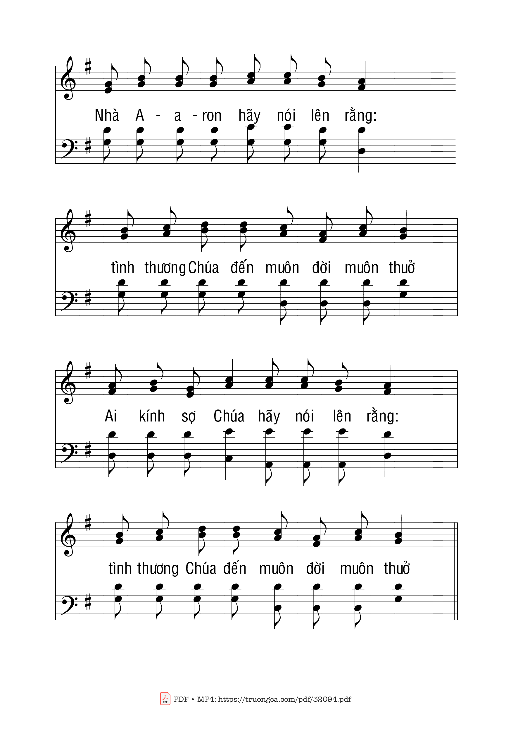 Page 2 of Sheet music PDF Thánh Vịnh 118 - Ngọc Linh