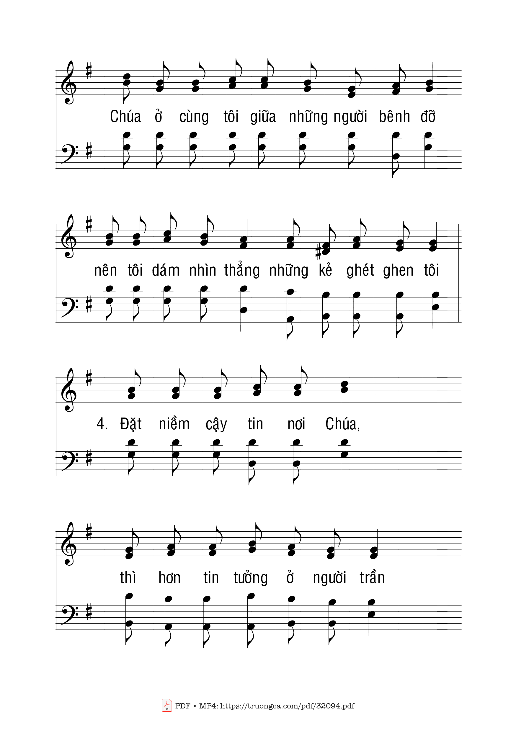 Page 4 of Sheet music PDF Thánh Vịnh 118 - Ngọc Linh