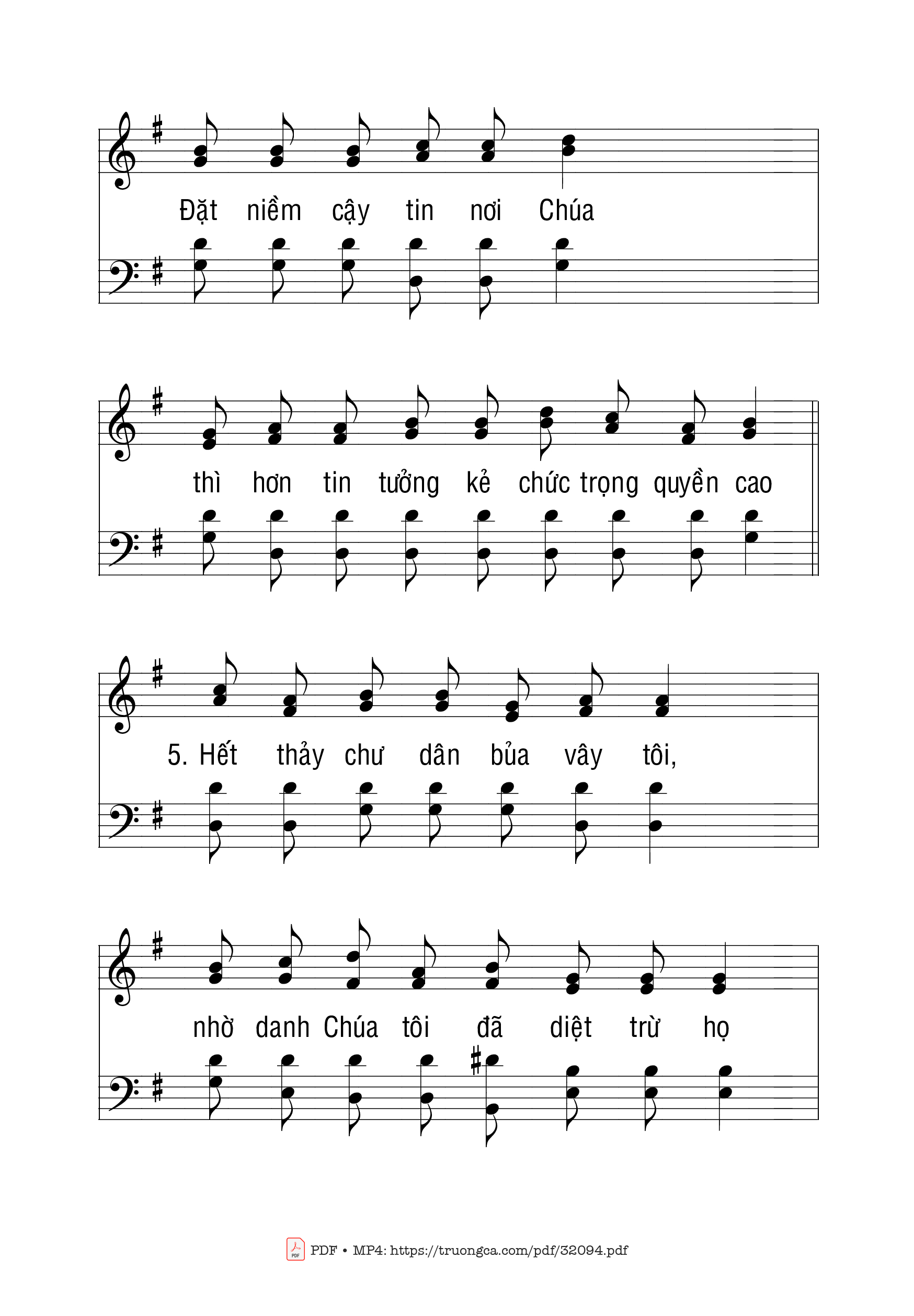 Page 5 of Sheet music PDF Thánh Vịnh 118 - Ngọc Linh
