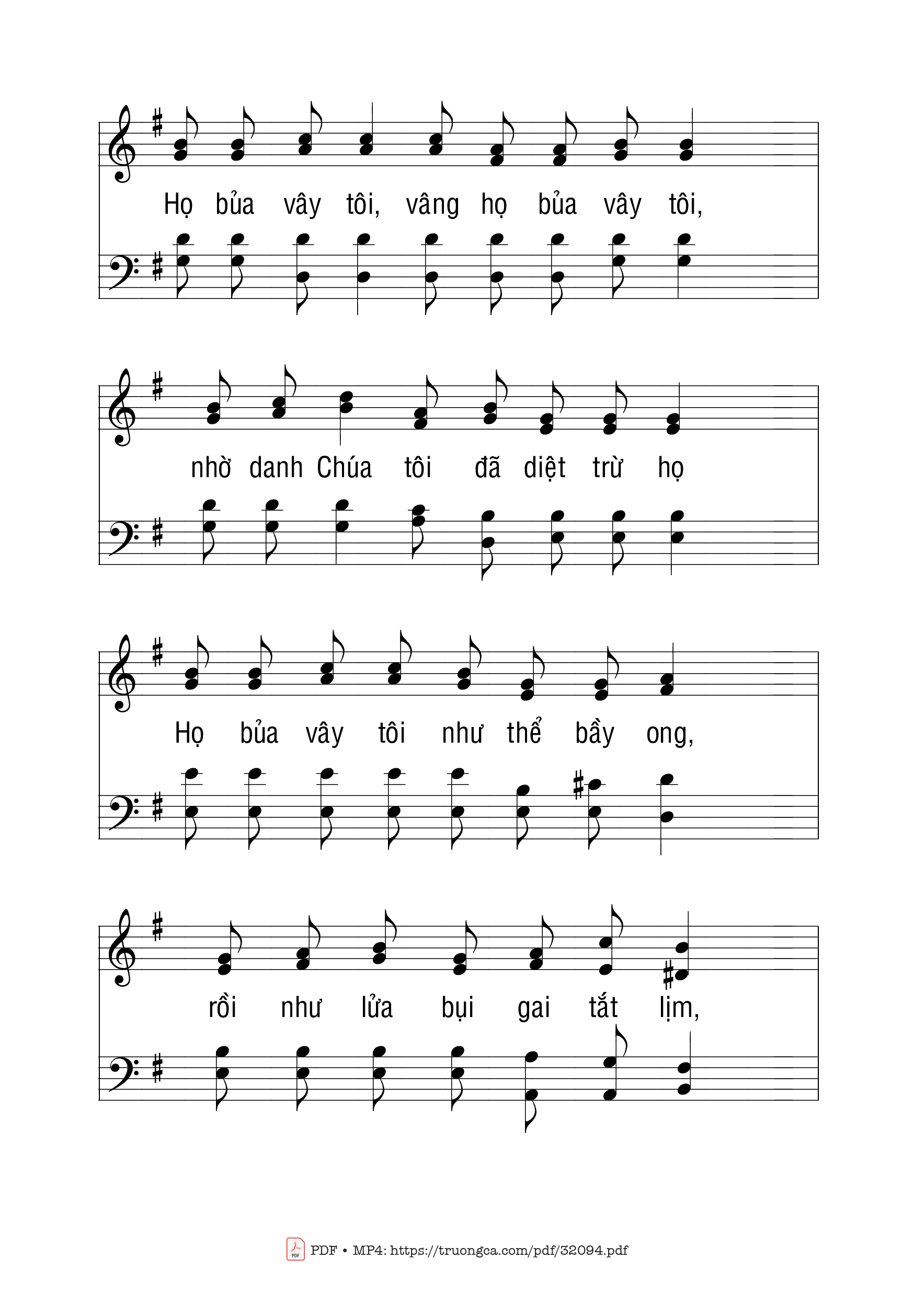 Page 6 of Sheet music PDF Thánh Vịnh 118 - Ngọc Linh