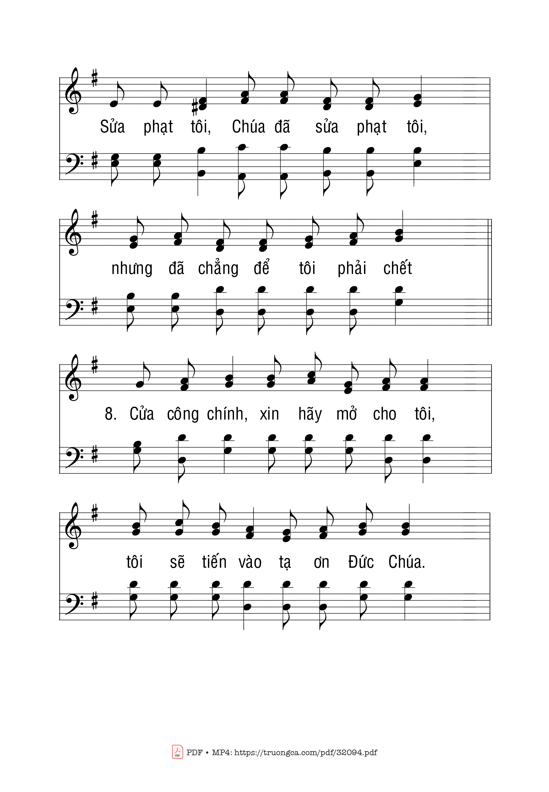 Page 10 of Sheet music PDF Thánh Vịnh 118 - Ngọc Linh