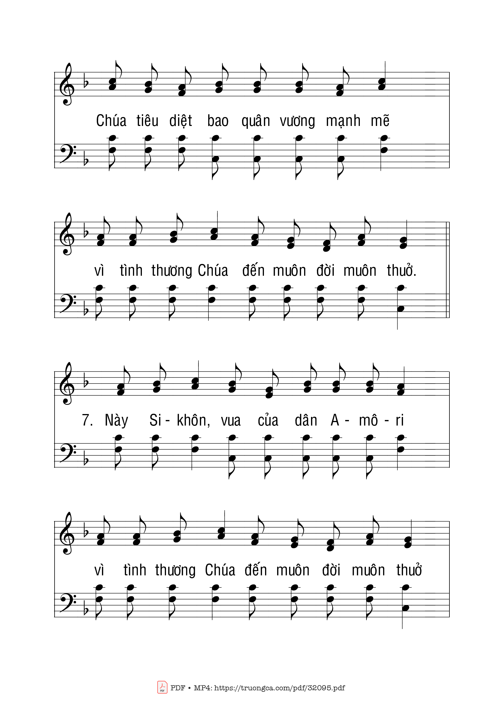 Page 11 of Sheet music PDF Thánh Vịnh 136 - Ngọc Linh
