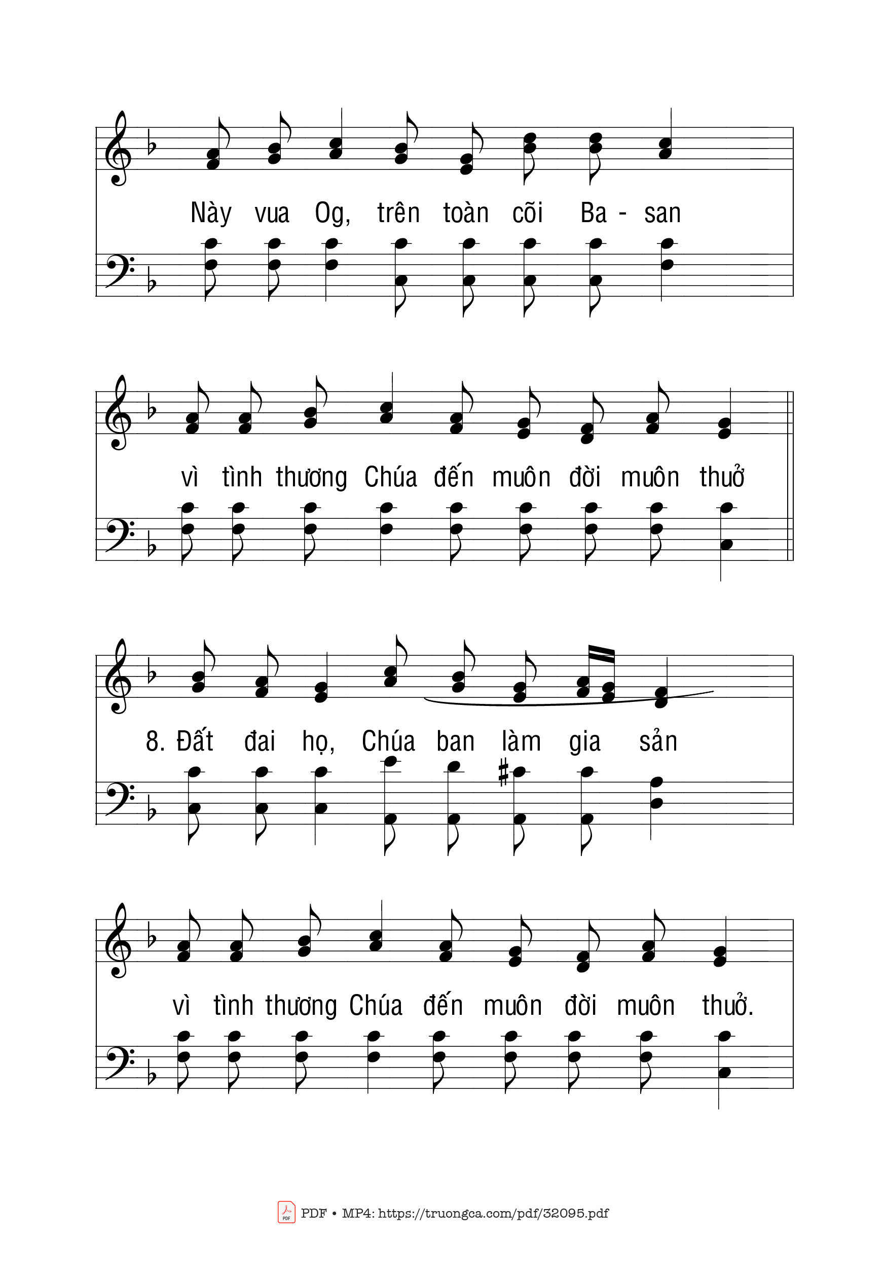 Page 12 of Sheet music PDF Thánh Vịnh 136 - Ngọc Linh