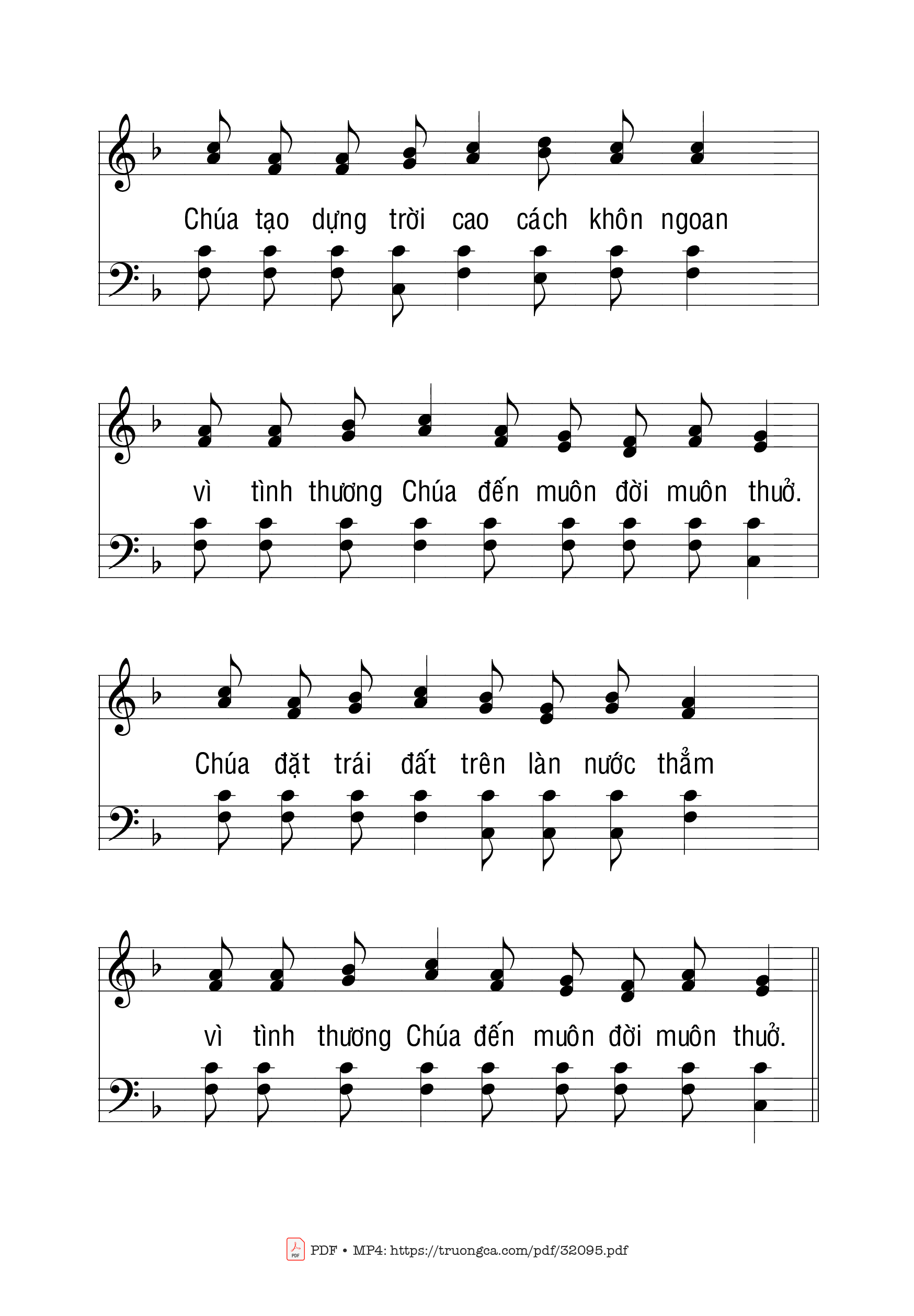 Page 3 of Sheet music PDF Thánh Vịnh 136 - Ngọc Linh