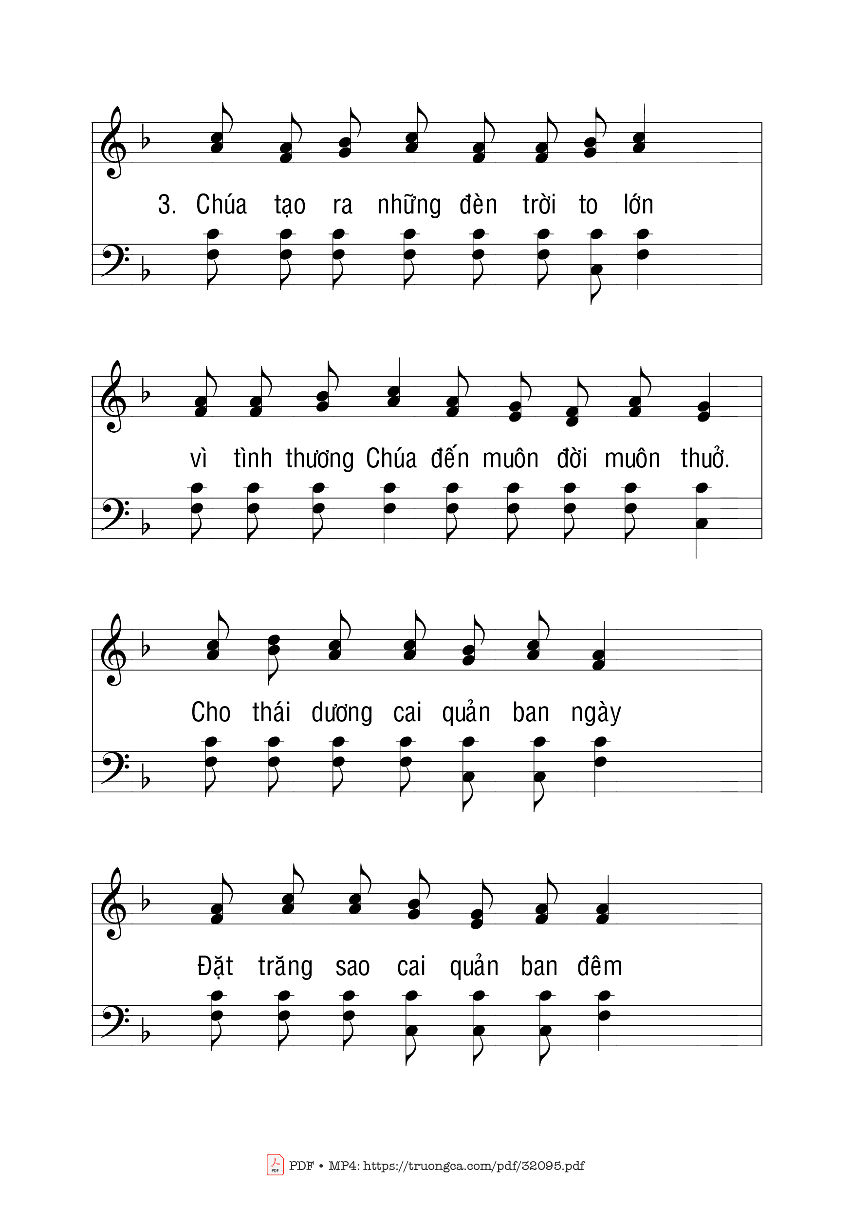 Page 4 of Sheet music PDF Thánh Vịnh 136 - Ngọc Linh