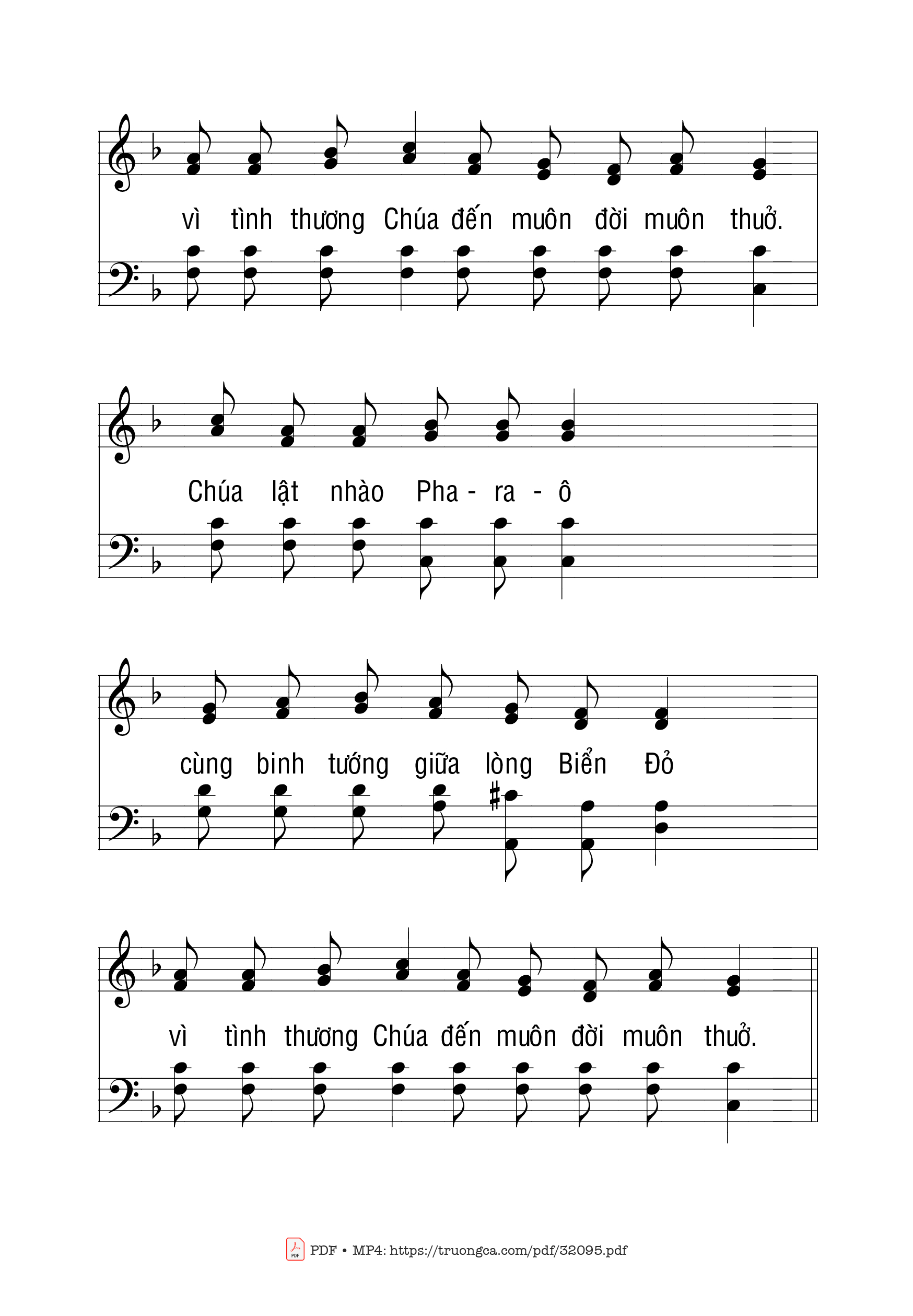 Page 8 of Sheet music PDF Thánh Vịnh 136 - Ngọc Linh