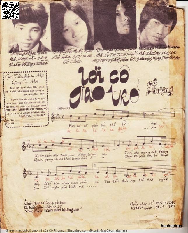Page 2 of Sheet music PDF Lời cô giáo trẻ - Cô Phượng