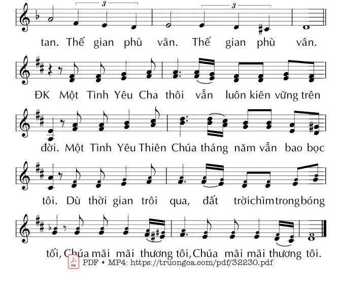 Page 2 of Sheet music PDF Dòng Đời - Mai Nguyễn Vũ