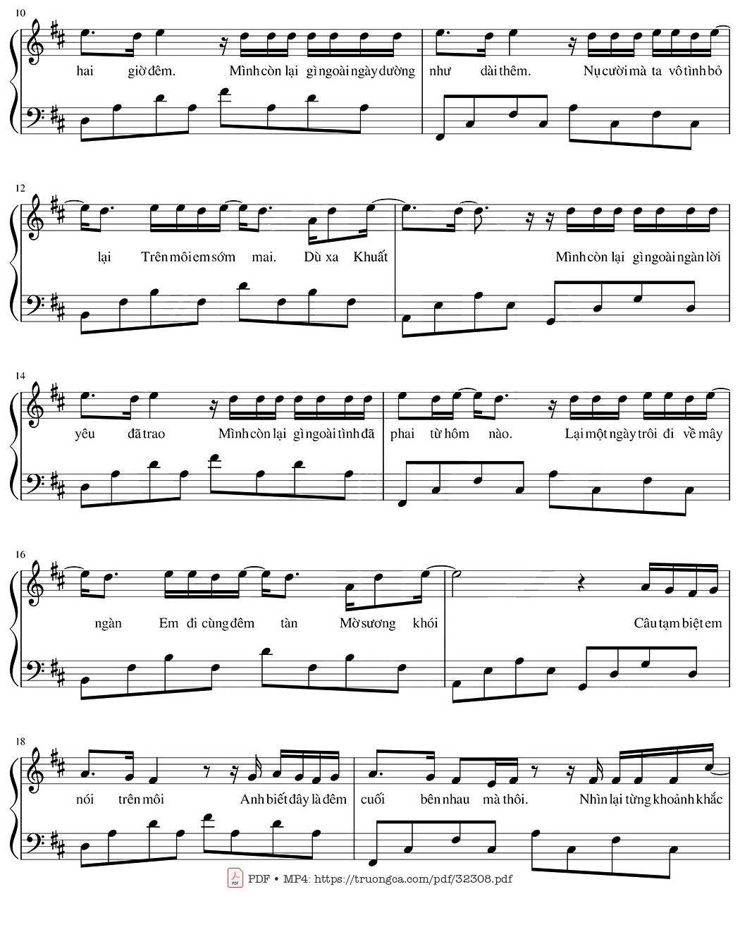 Page 2 of Sheet music PDF Mascara - Chillies