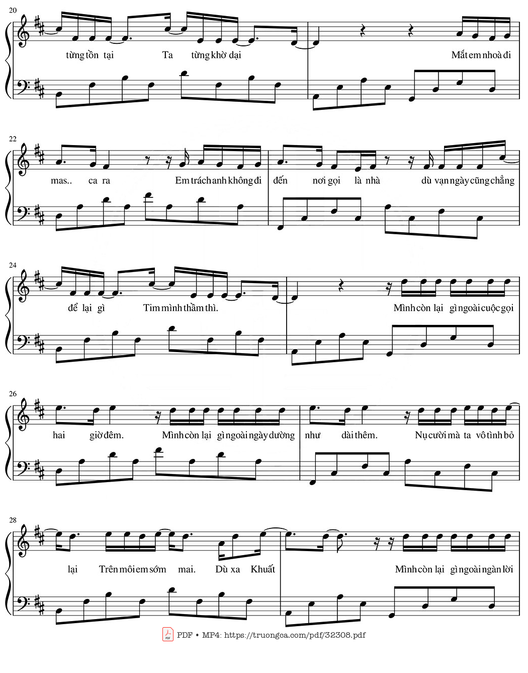 Page 3 of Sheet music PDF Mascara - Chillies
