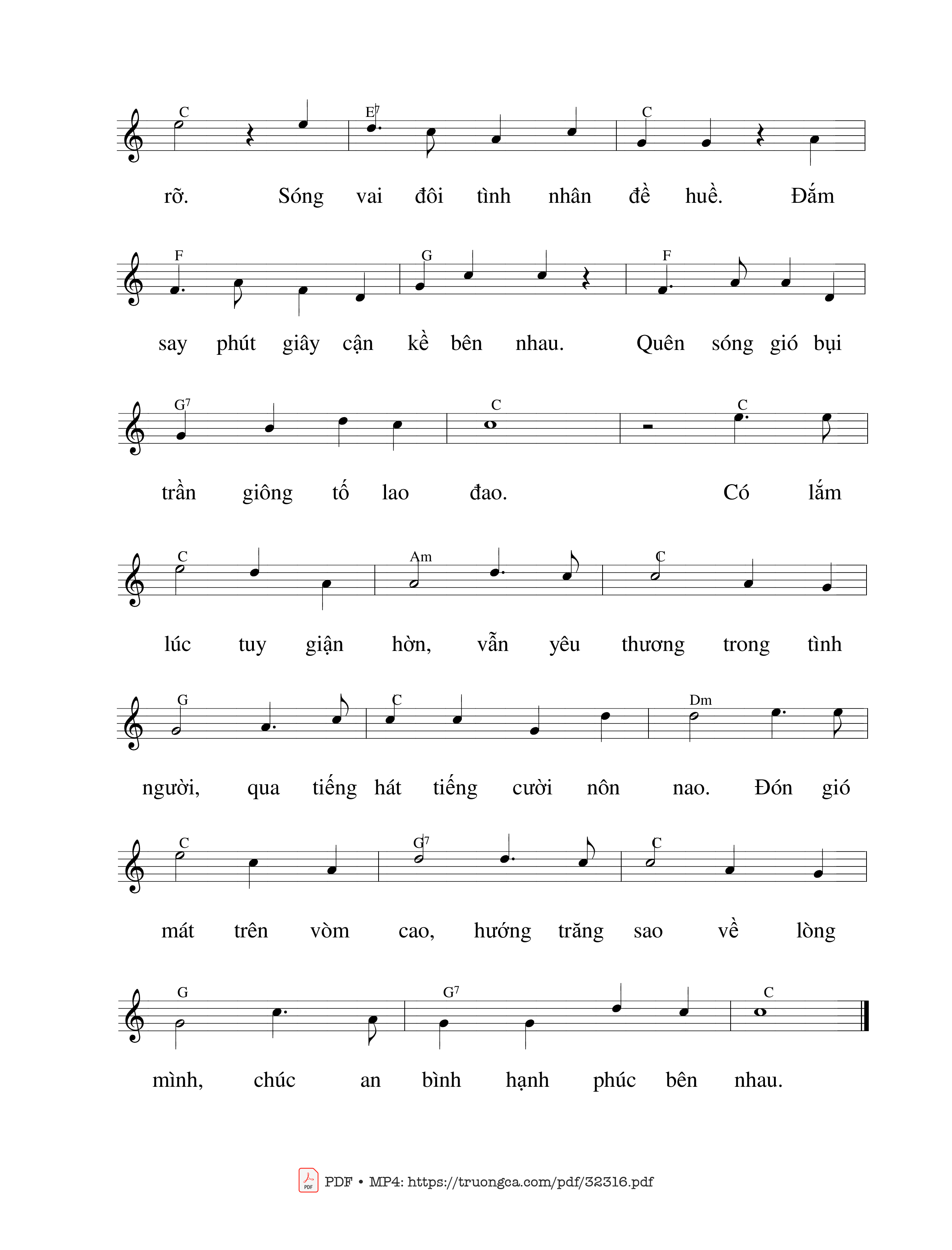 Có nắng ấm trên bầu trời Có tình yêu trong lòng người, Trang 2