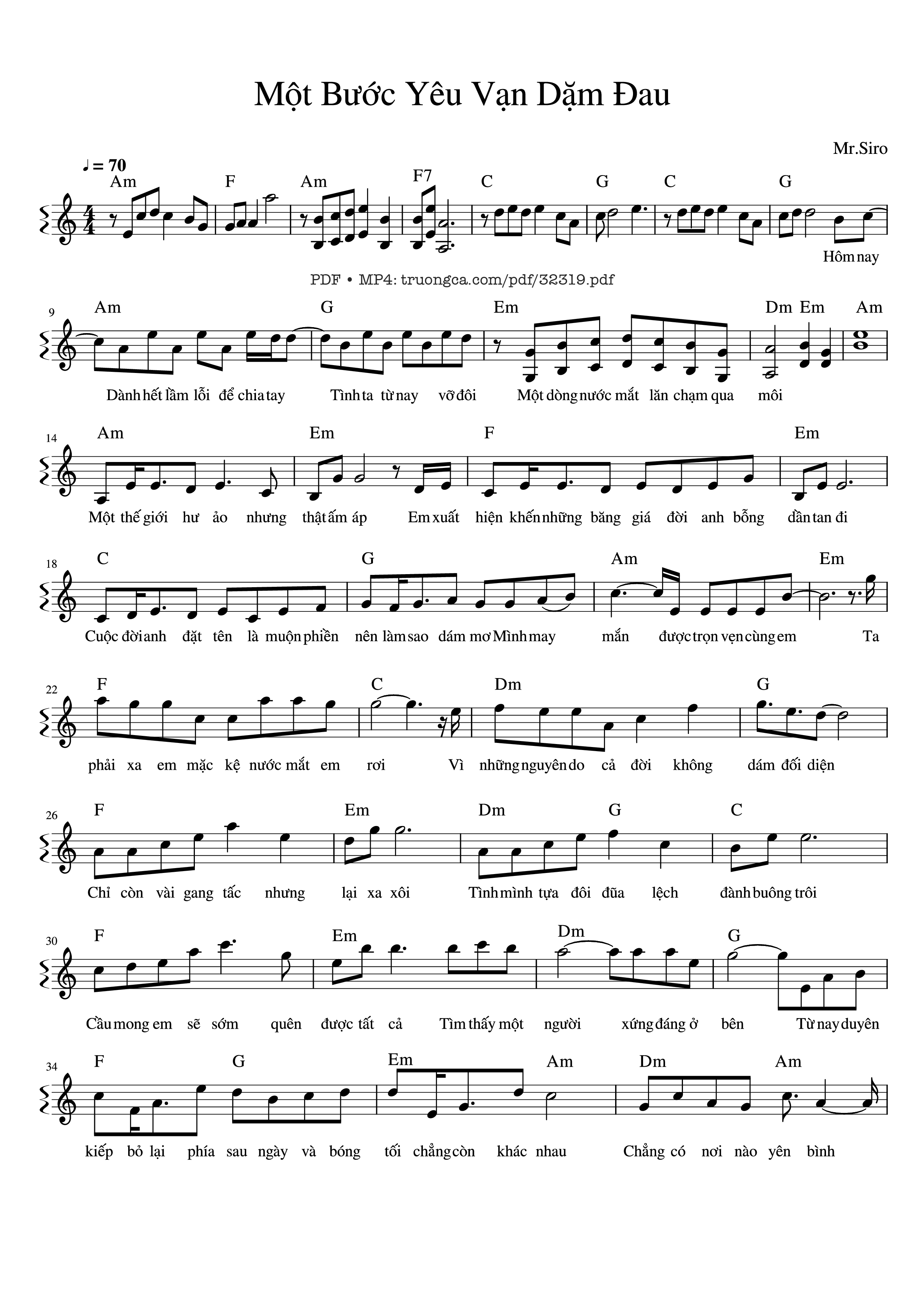 Hôm nay Dành hết lầm lỗi để chia tay, Trang 1