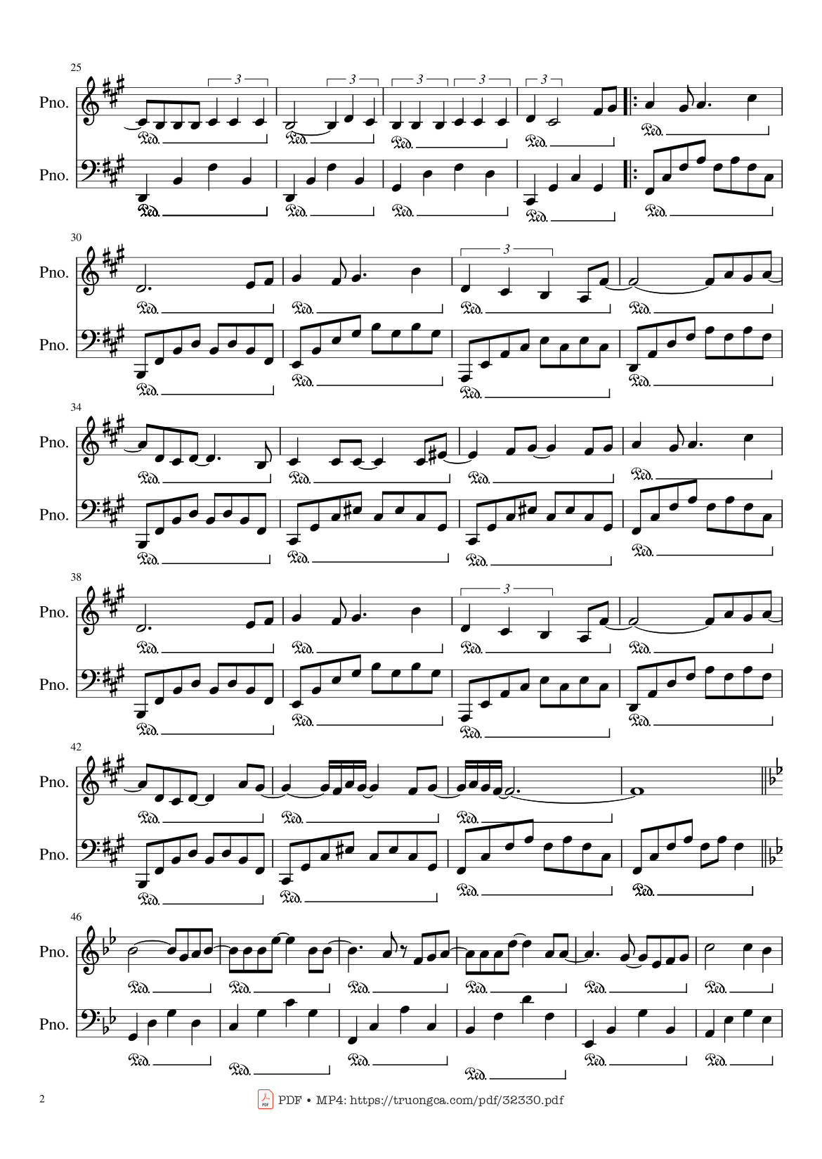 Page 2 of Sheet music PDF It
