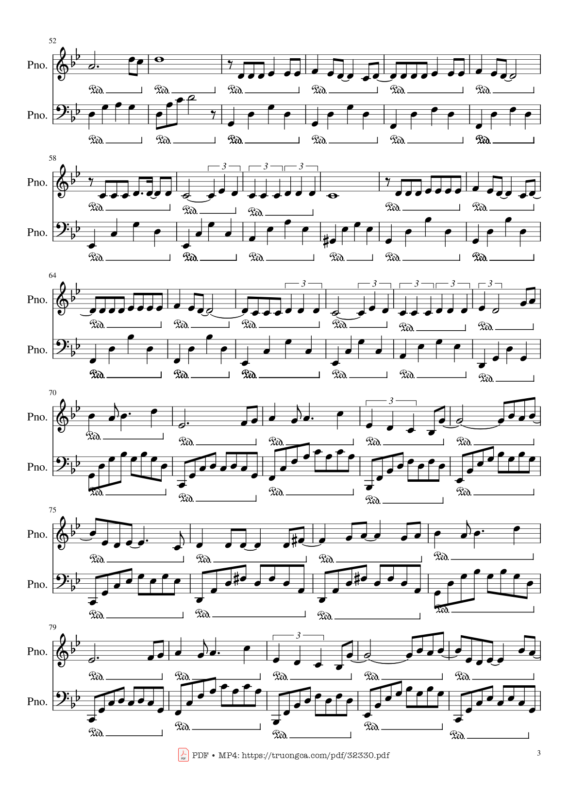 Page 3 of Sheet music PDF It
