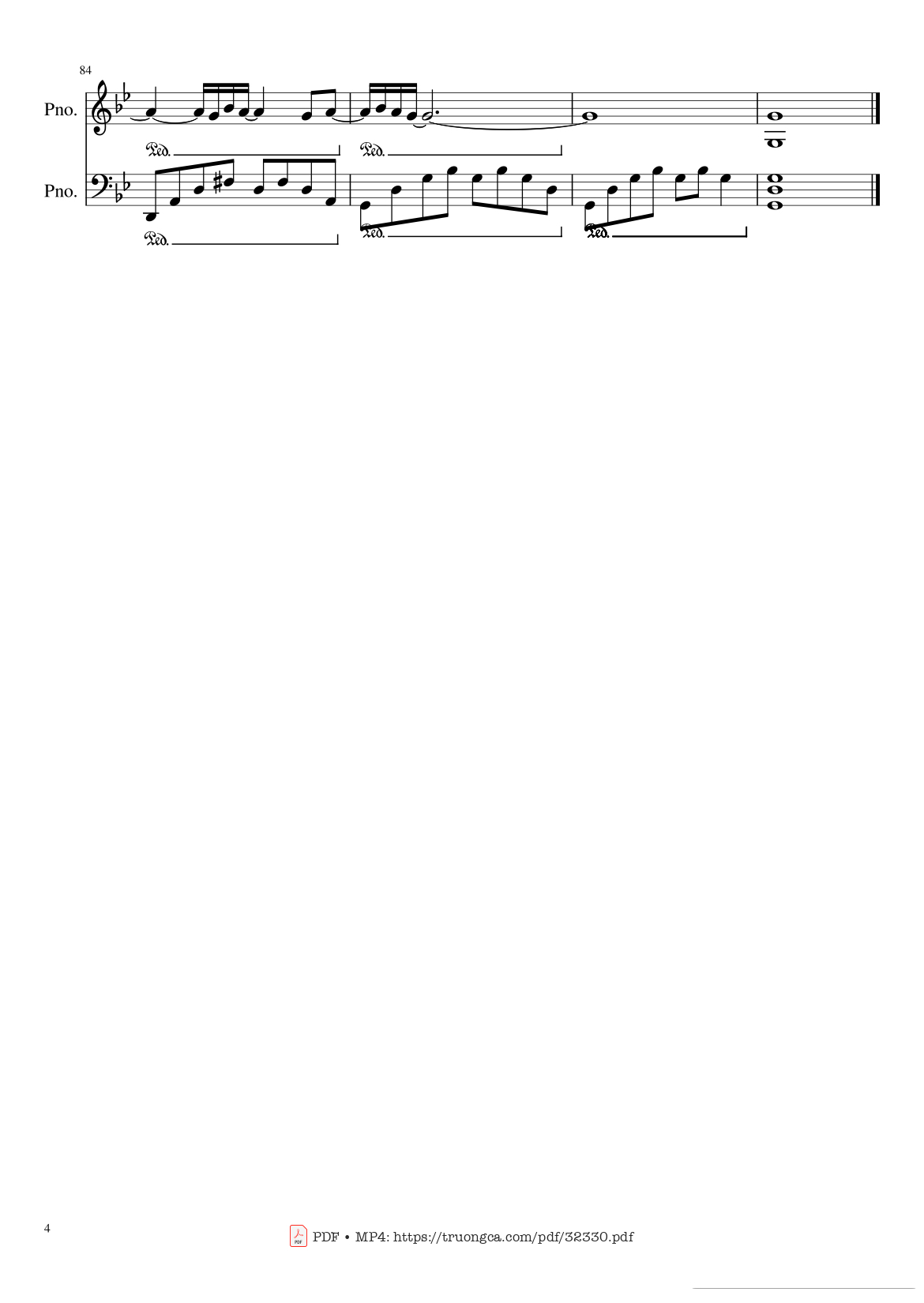 Page 4 of Sheet music PDF It