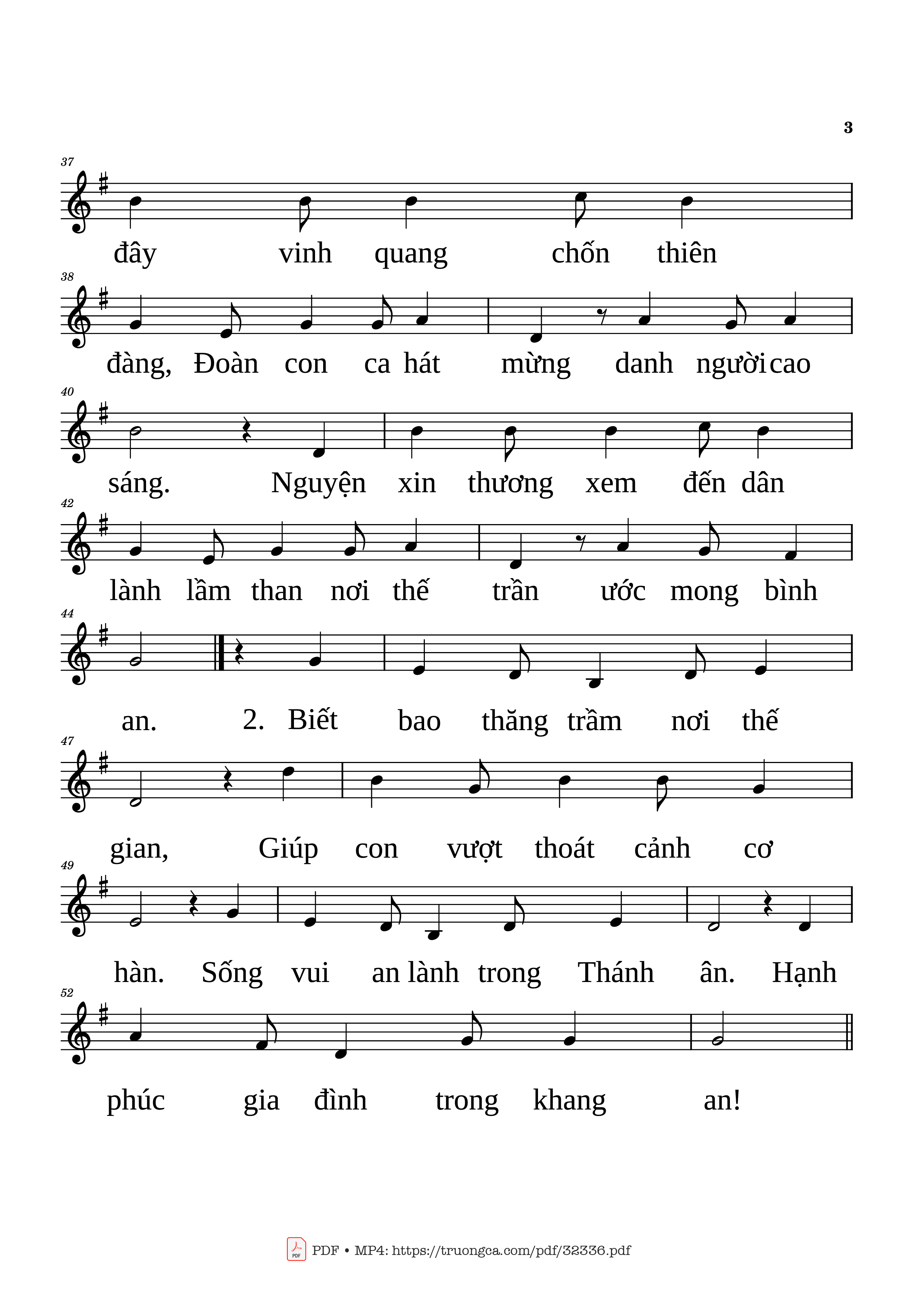 Page 3 of Sheet music PDF Mừng Kính Thánh Nữ Monica Piano - Hải ánh