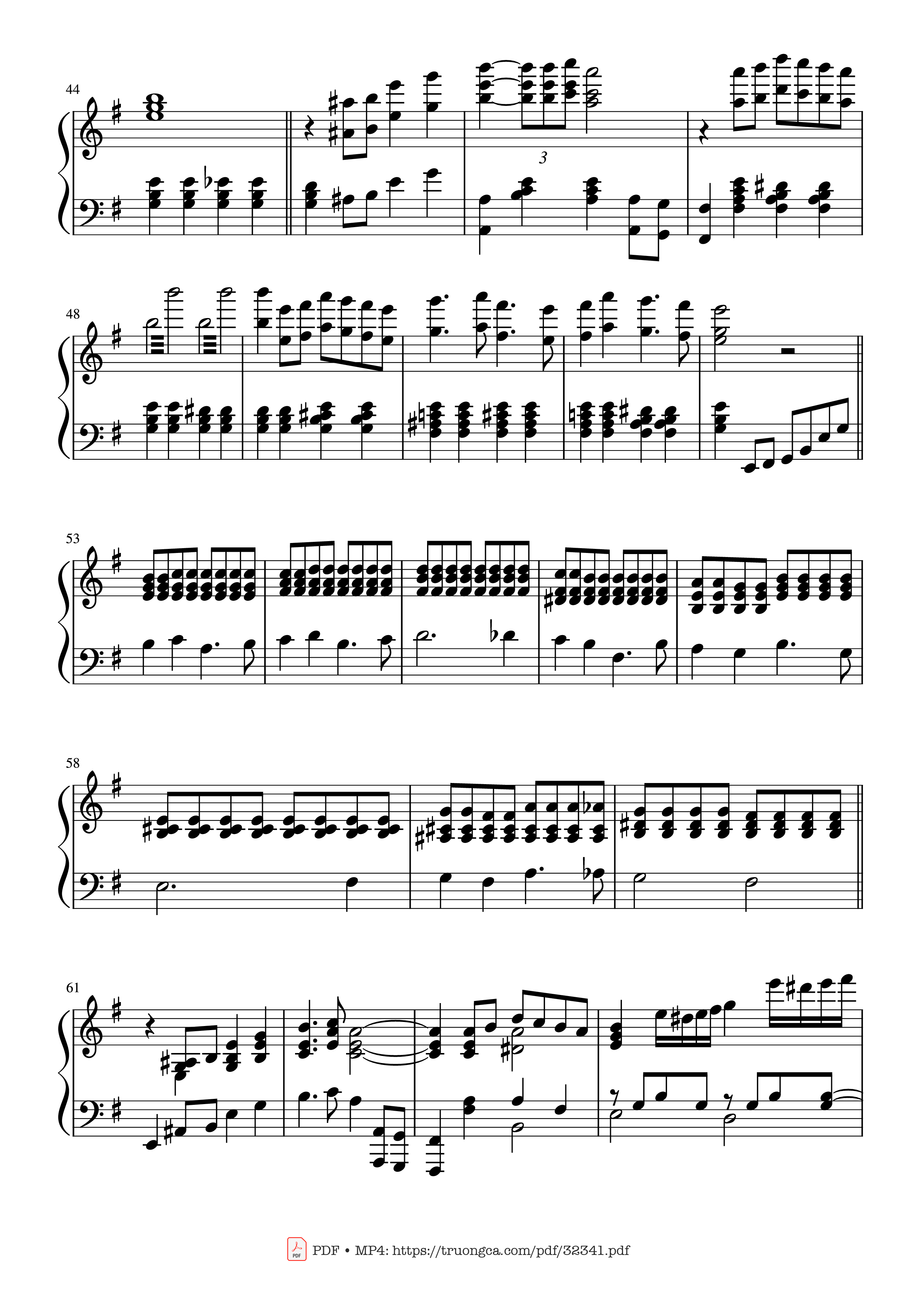 Page 3 of Sheet music PDF Piano Love Theme from Sunflower Piano - Henry Mancini