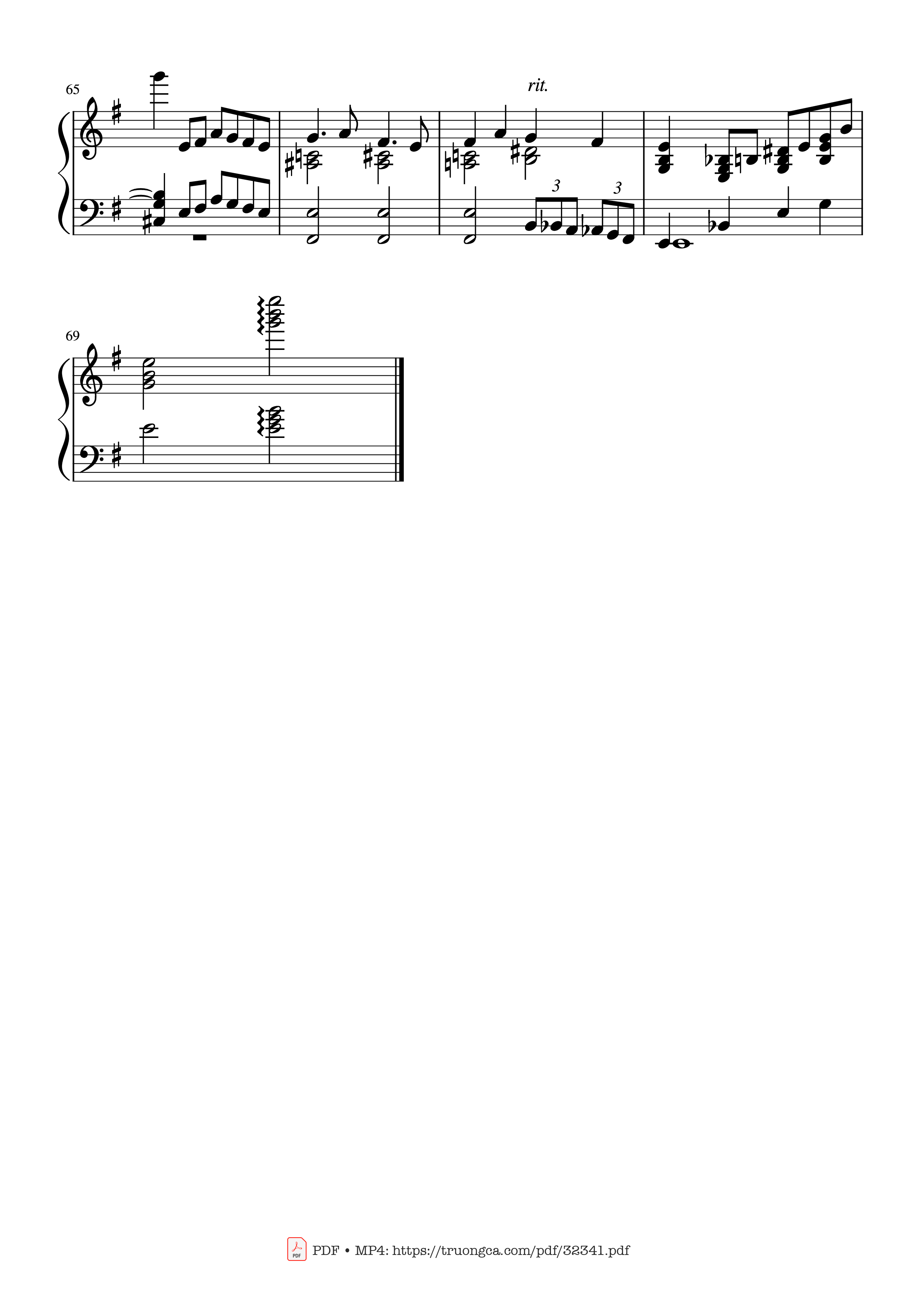 Page 4 of Sheet music PDF Piano Love Theme from Sunflower Piano - Henry Mancini