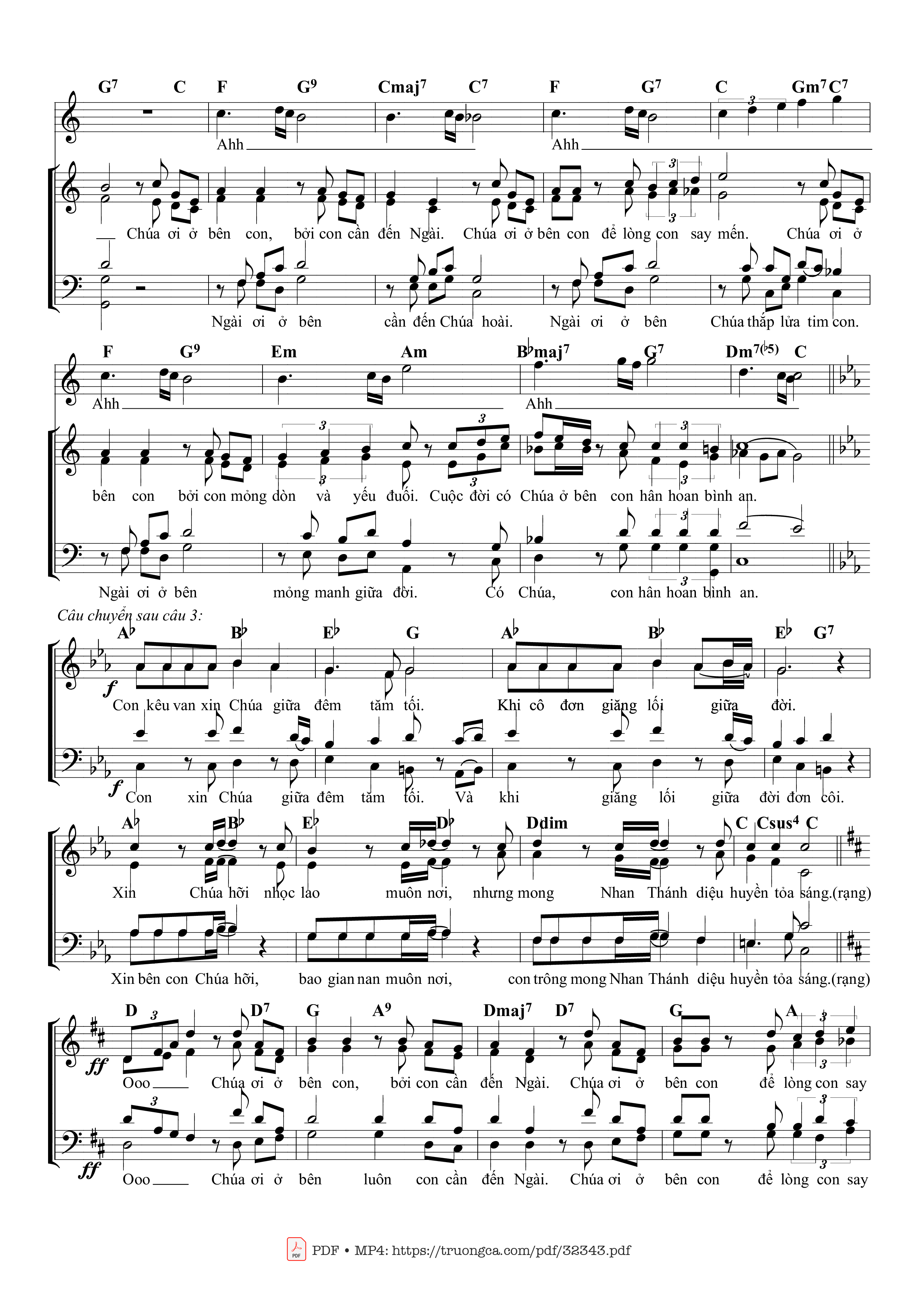 Chúa ơi ở bên con bởi con cần đến Ngài, Trang 3