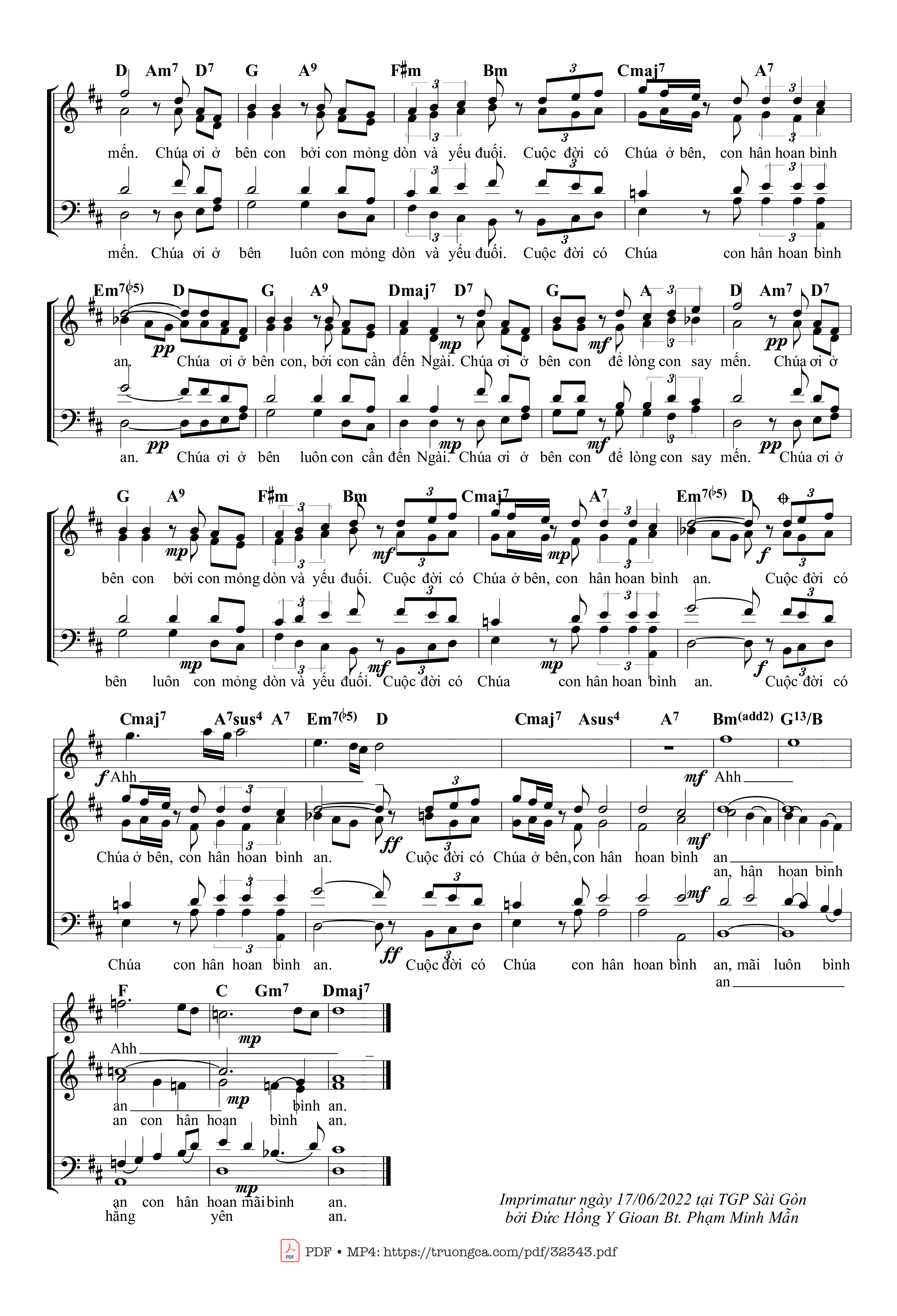 Chúa ơi ở bên con bởi con cần đến Ngài, Trang 4