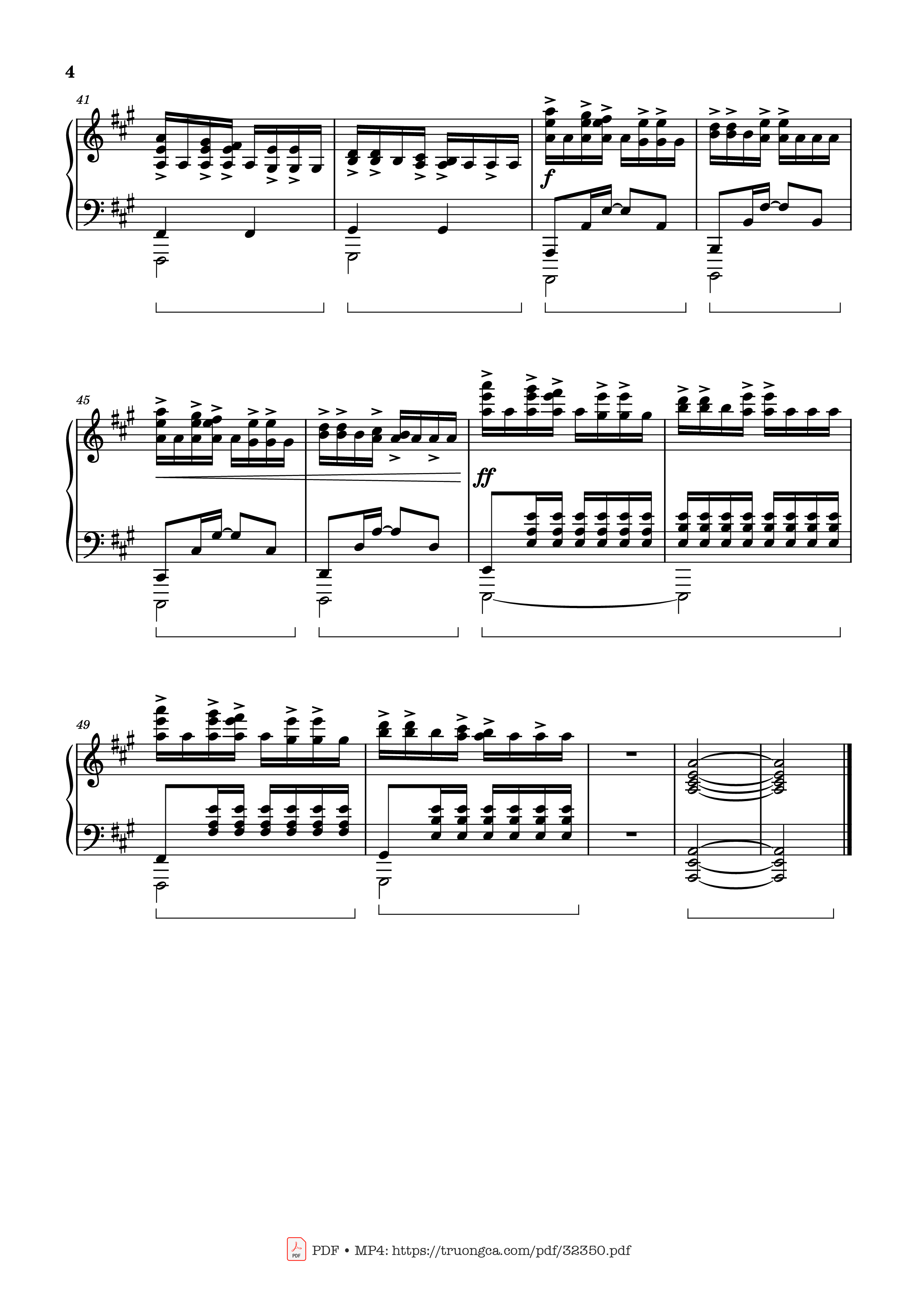 Page 4 of Sheet music PDF Piano Now We Are Free Piano - Hans Zimmer, Lisa Gerrard