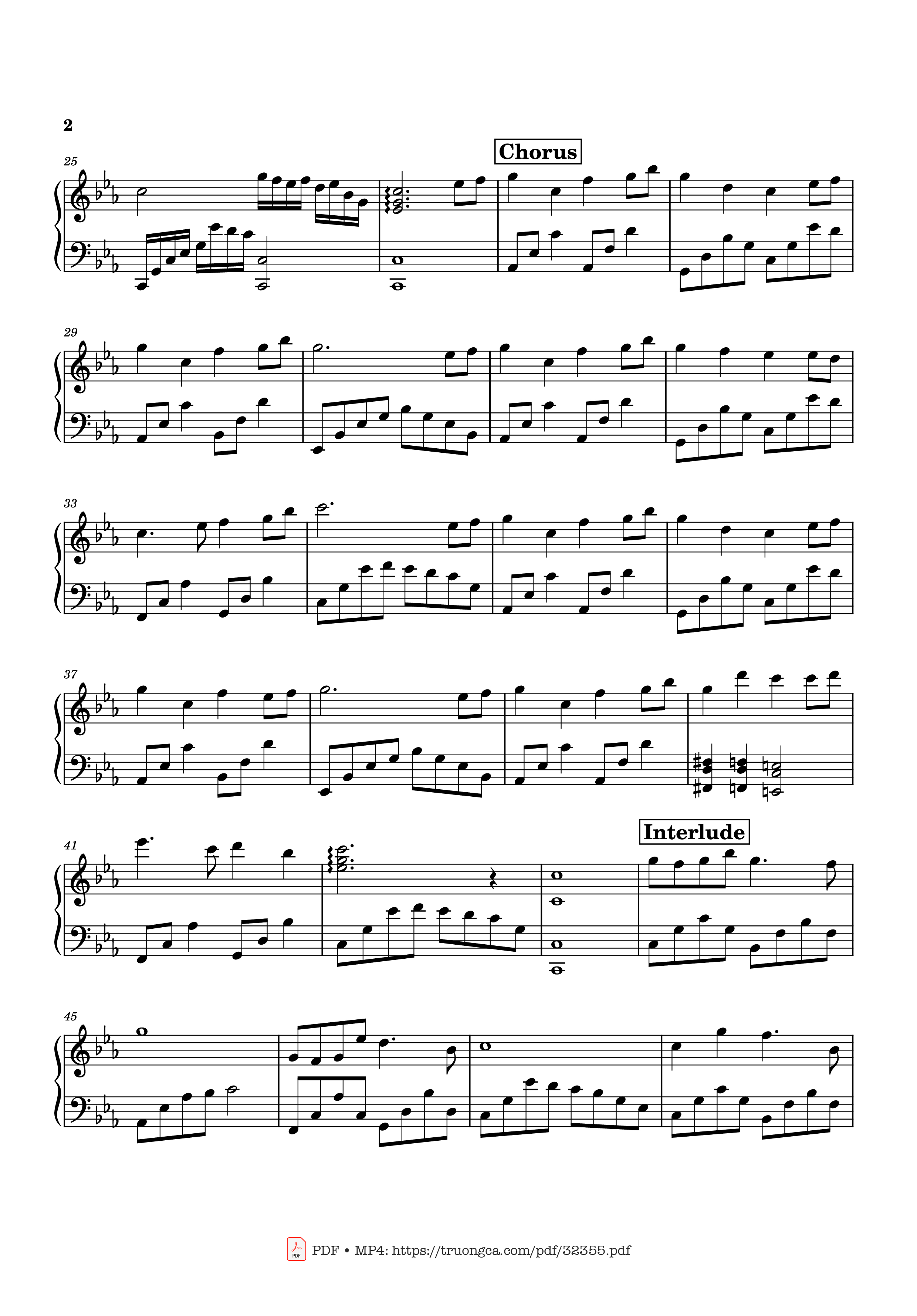Page 2 of Sheet music PDF Piano Nỗi Đau Giữa Hoà Bình Piano - Nguyễn Văn Chung