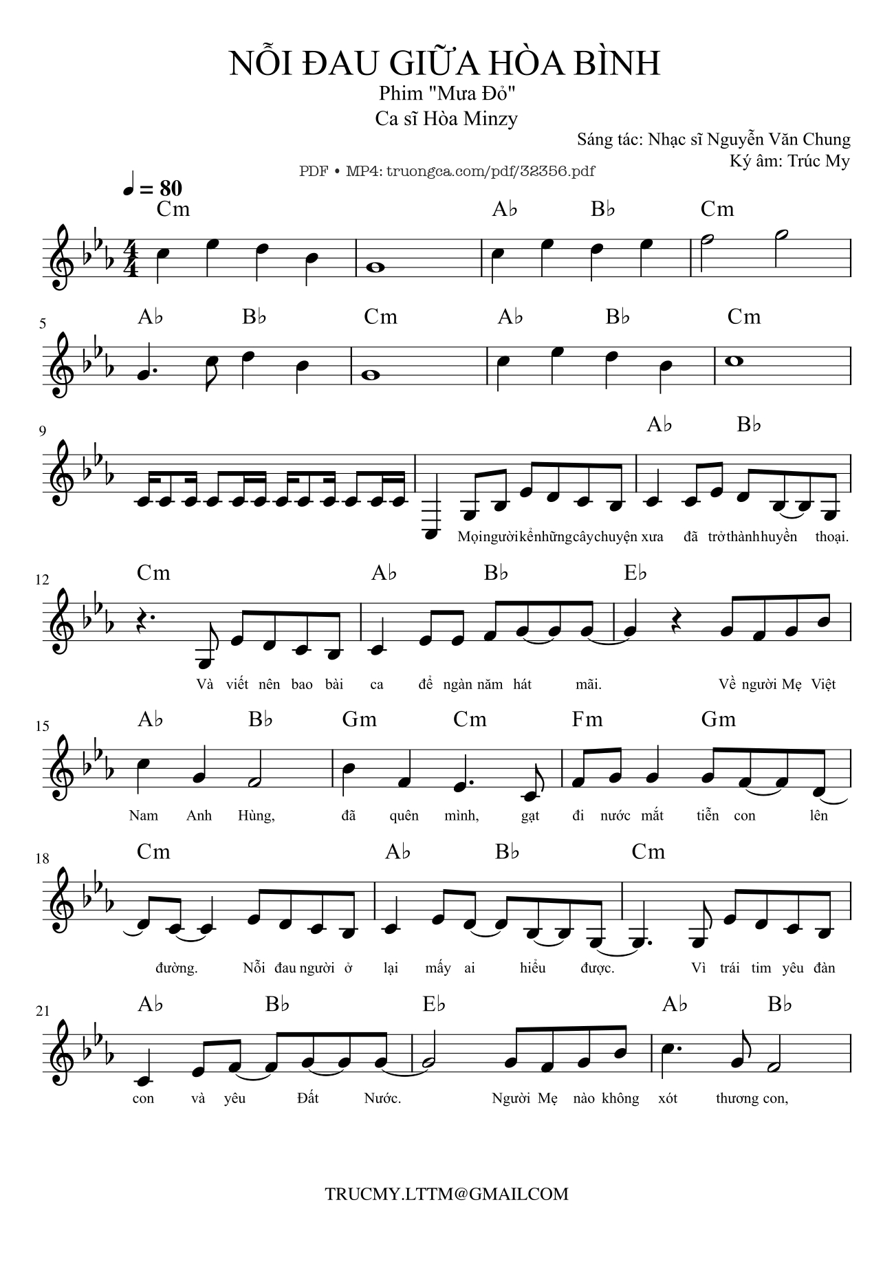 Nỗi Đau Giữa Hoà Bình