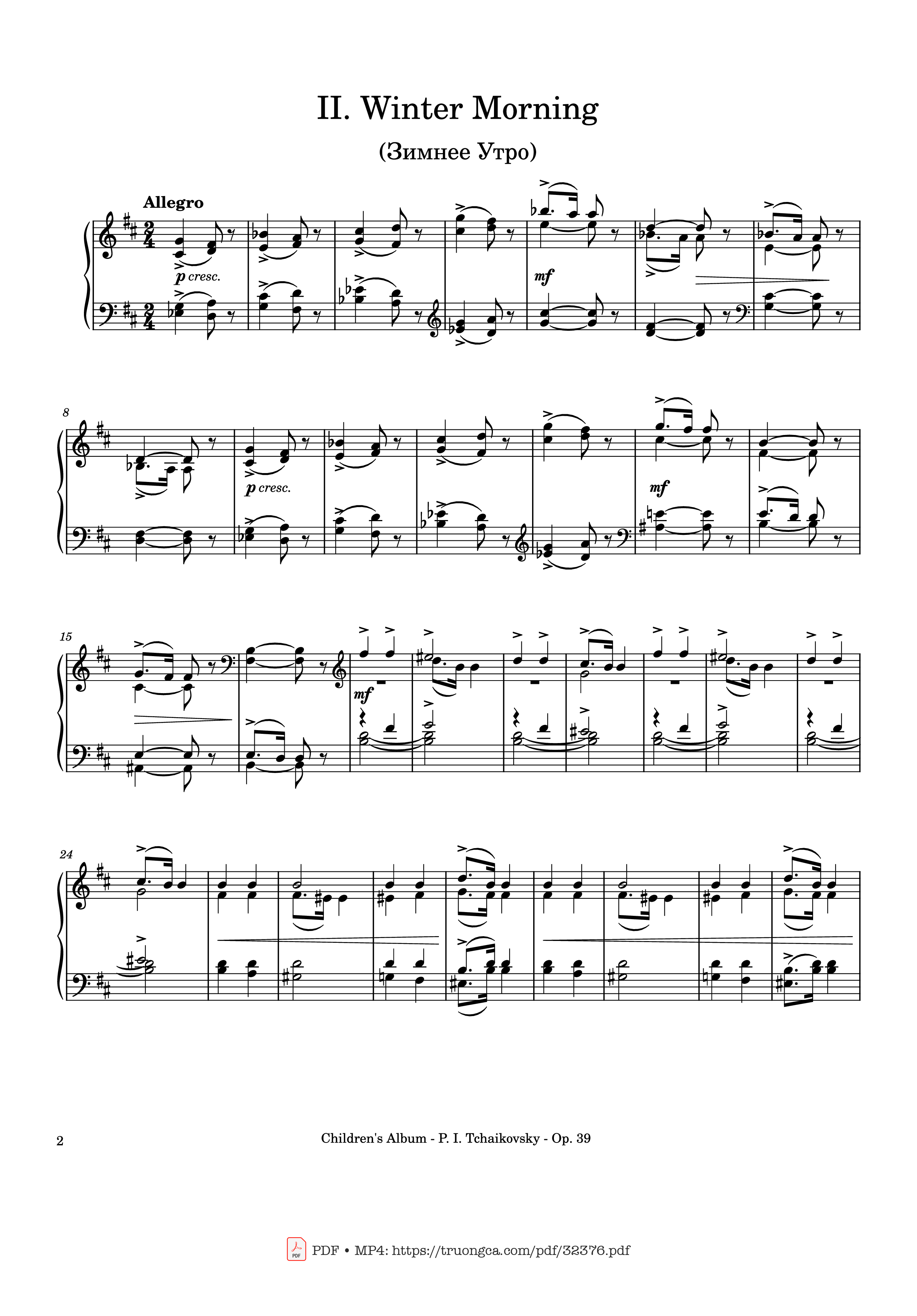 Page 2 of Sheet music PDF Children