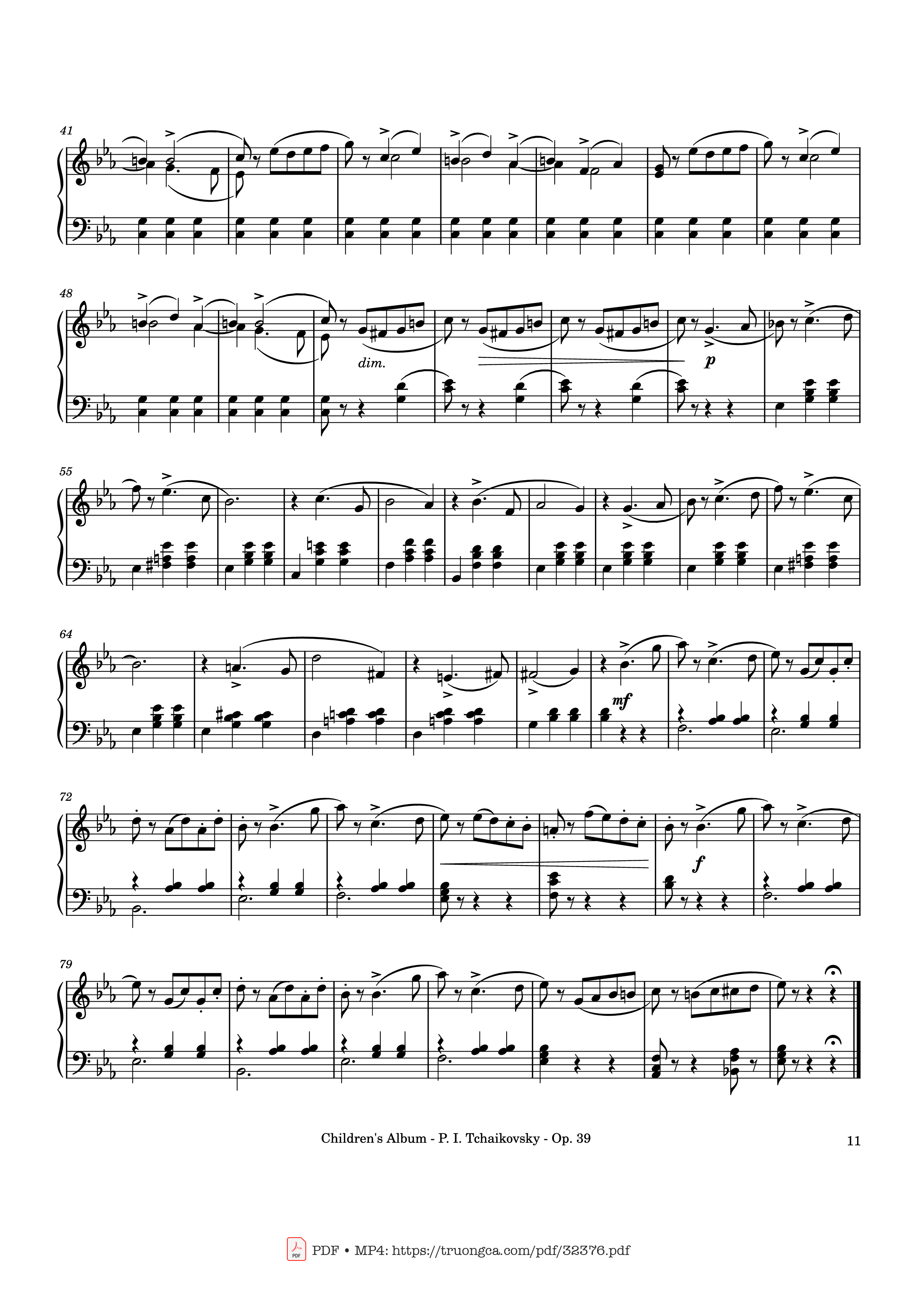 Page 11 of Sheet music PDF Children