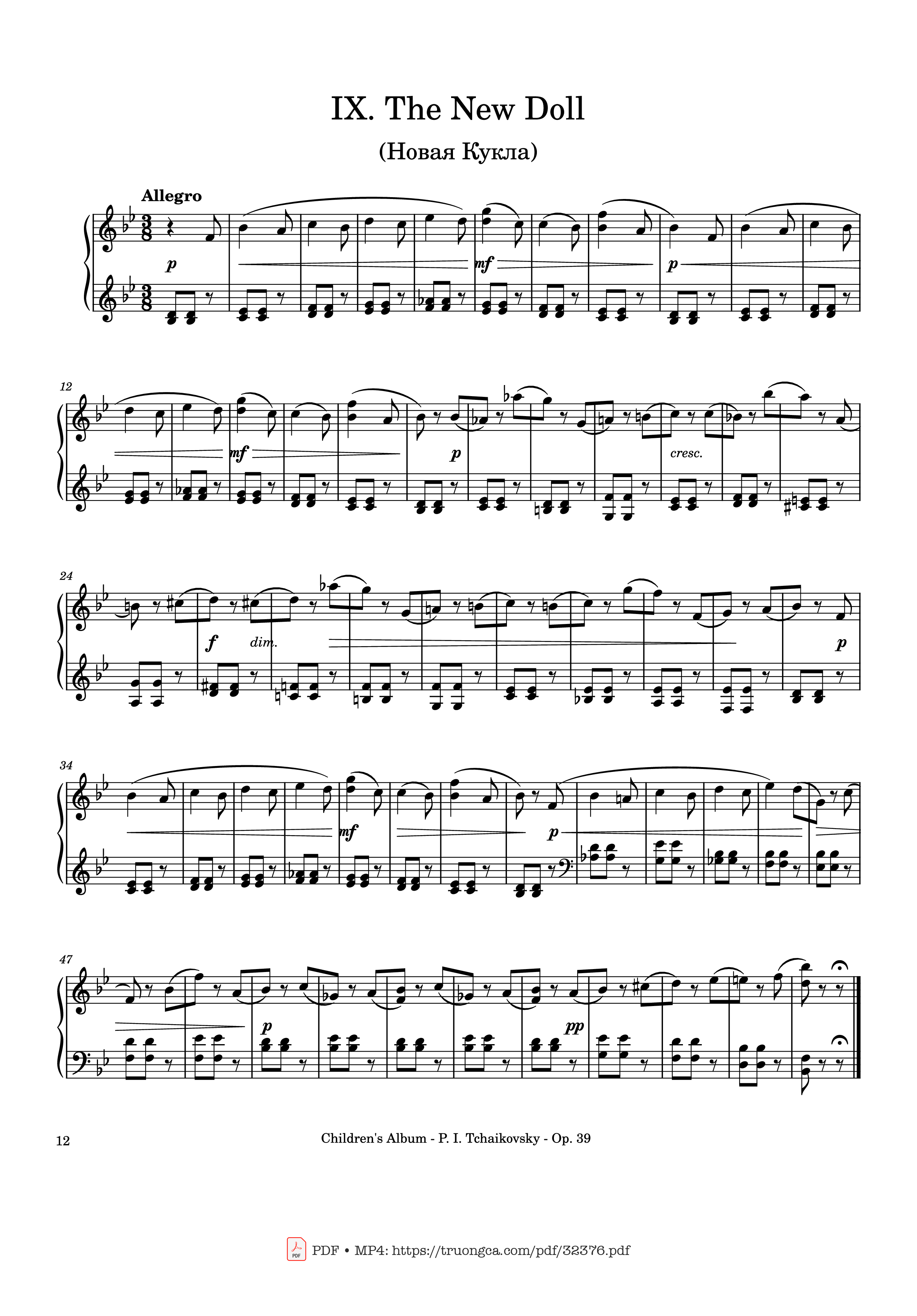 Page 12 of Sheet music PDF Children