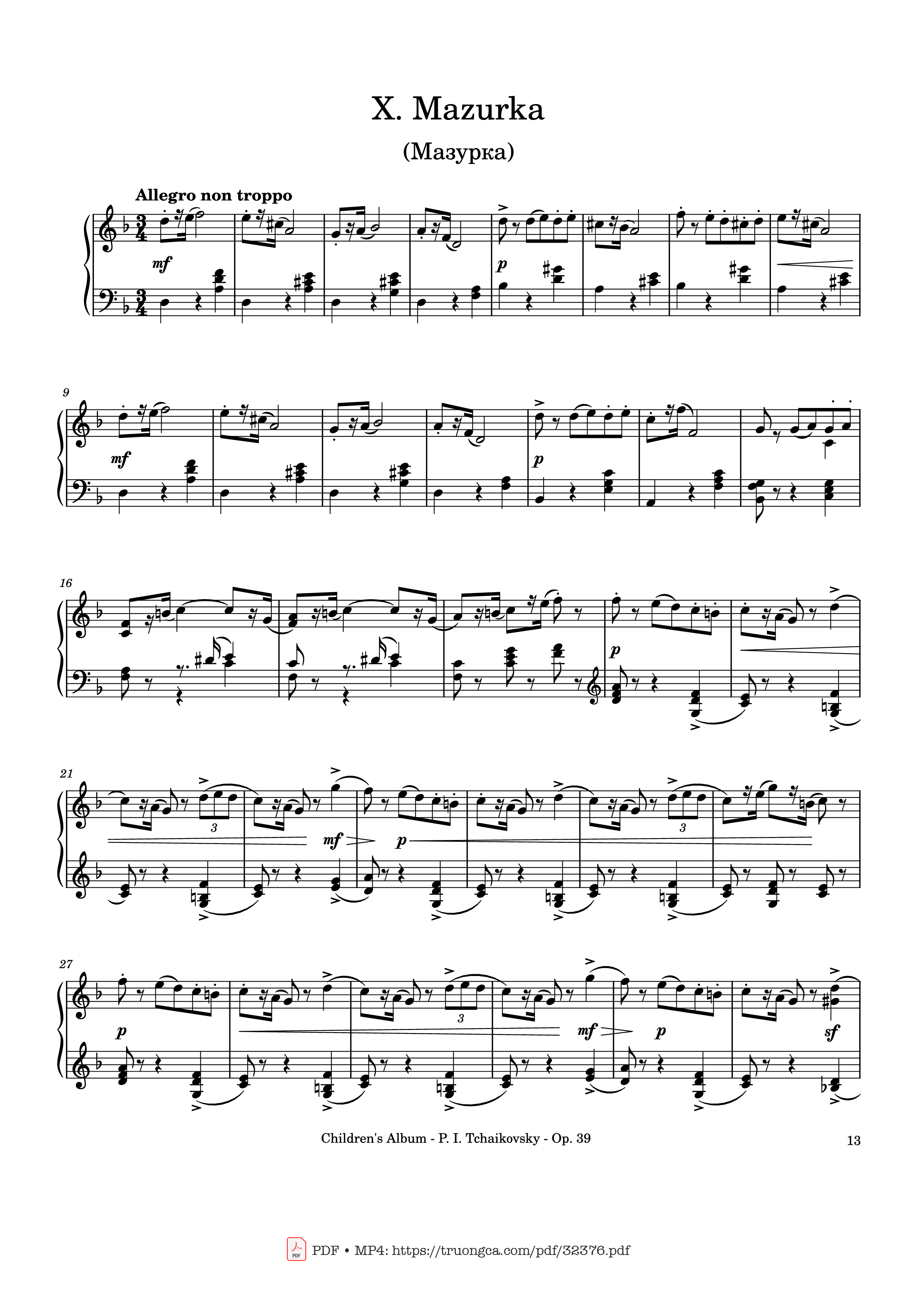 Page 13 of Sheet music PDF Children