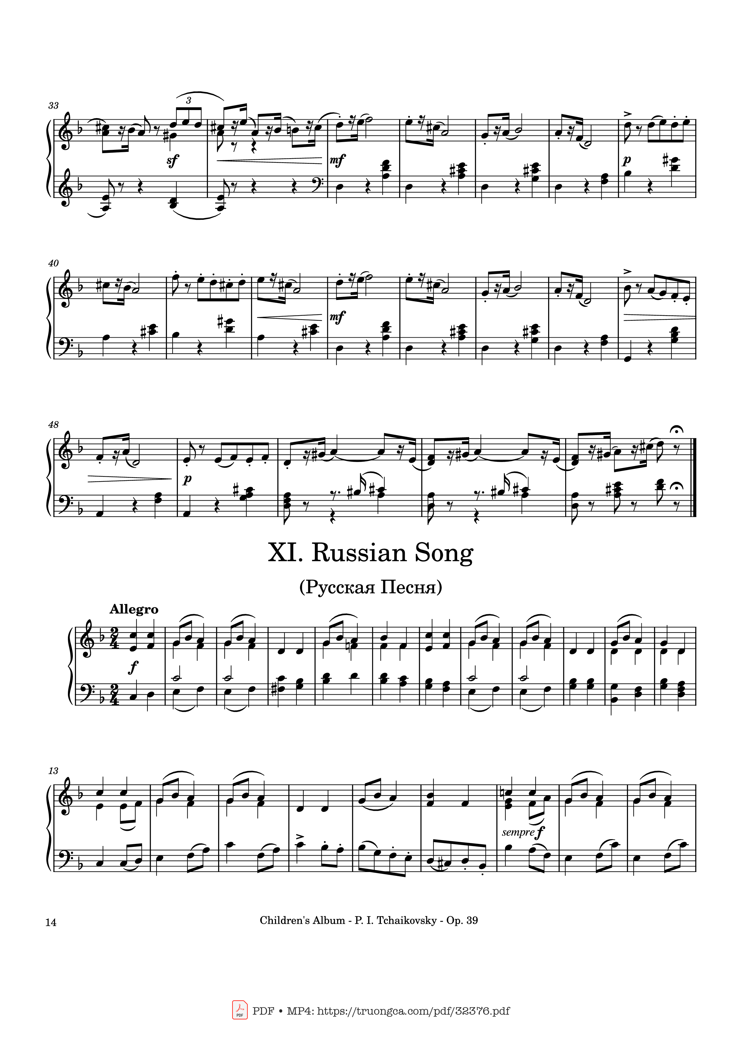 Page 14 of Sheet music PDF Children