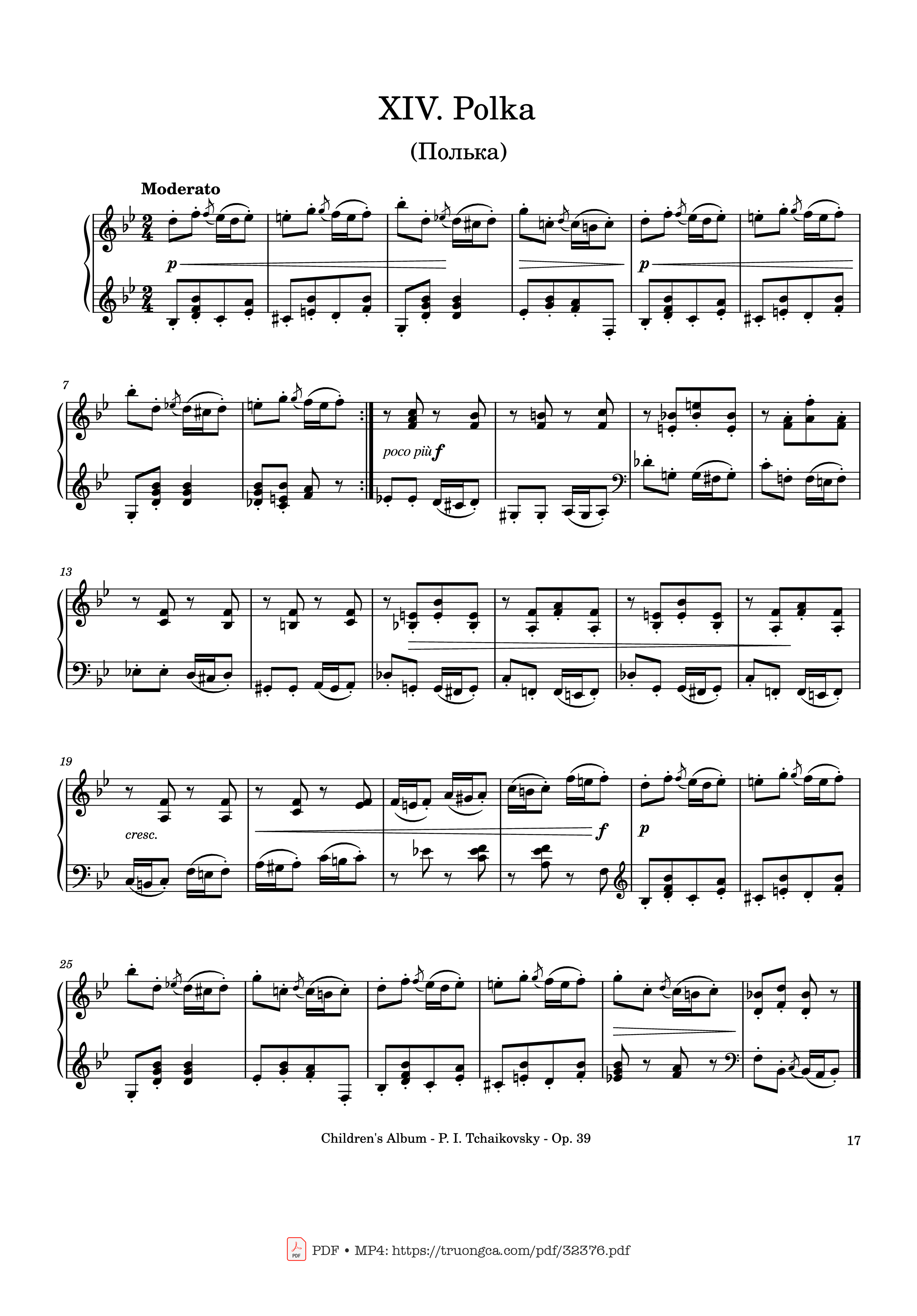 Page 17 of Sheet music PDF Children