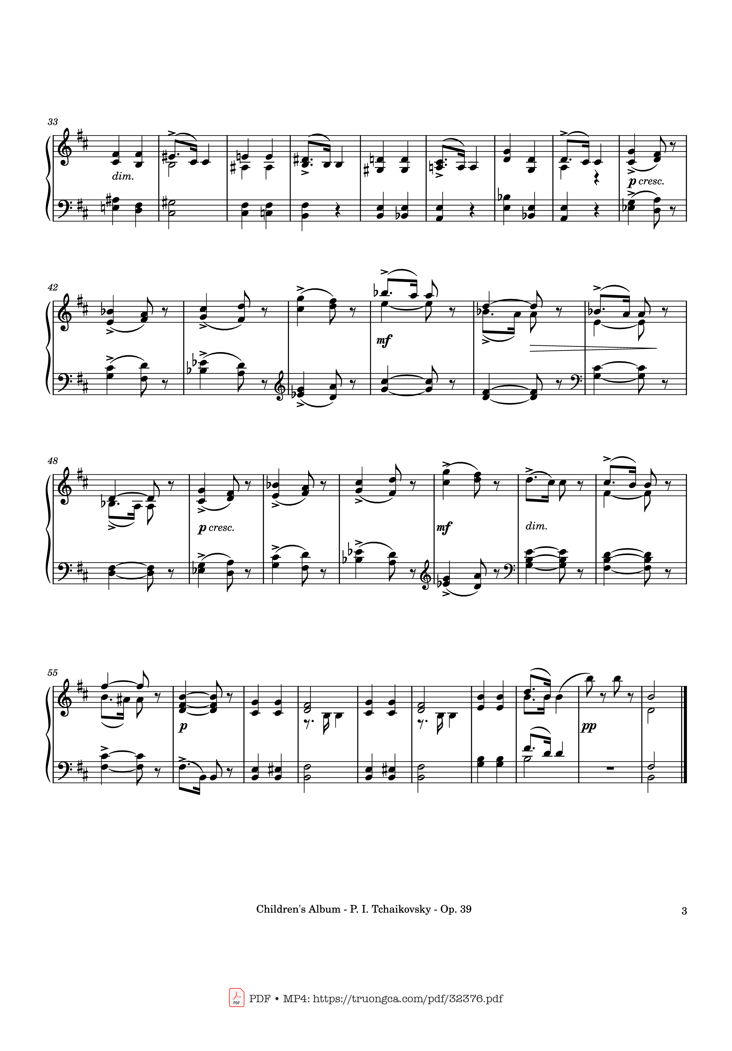 Page 3 of Sheet music PDF Children