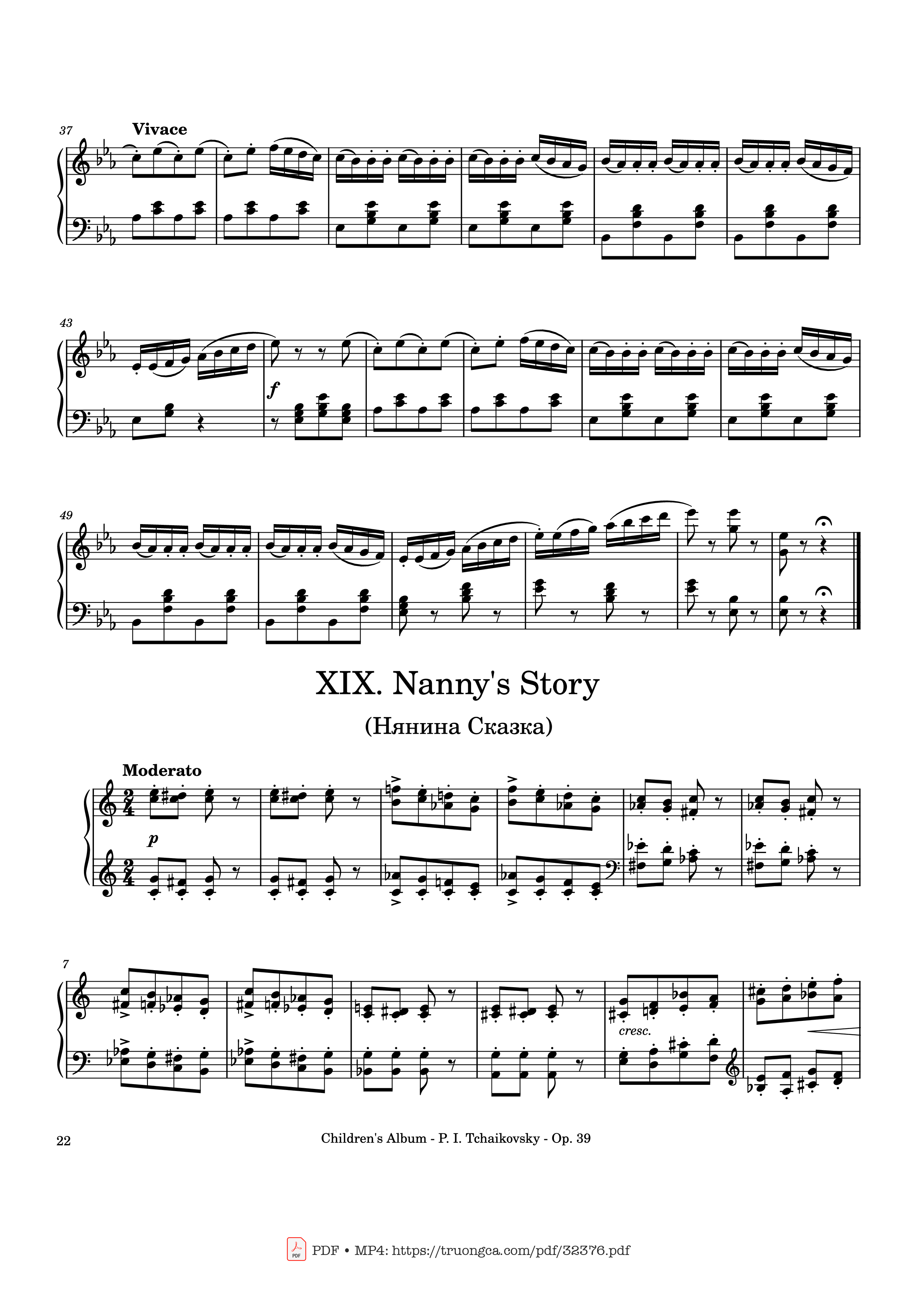 Page 22 of Sheet music PDF Children