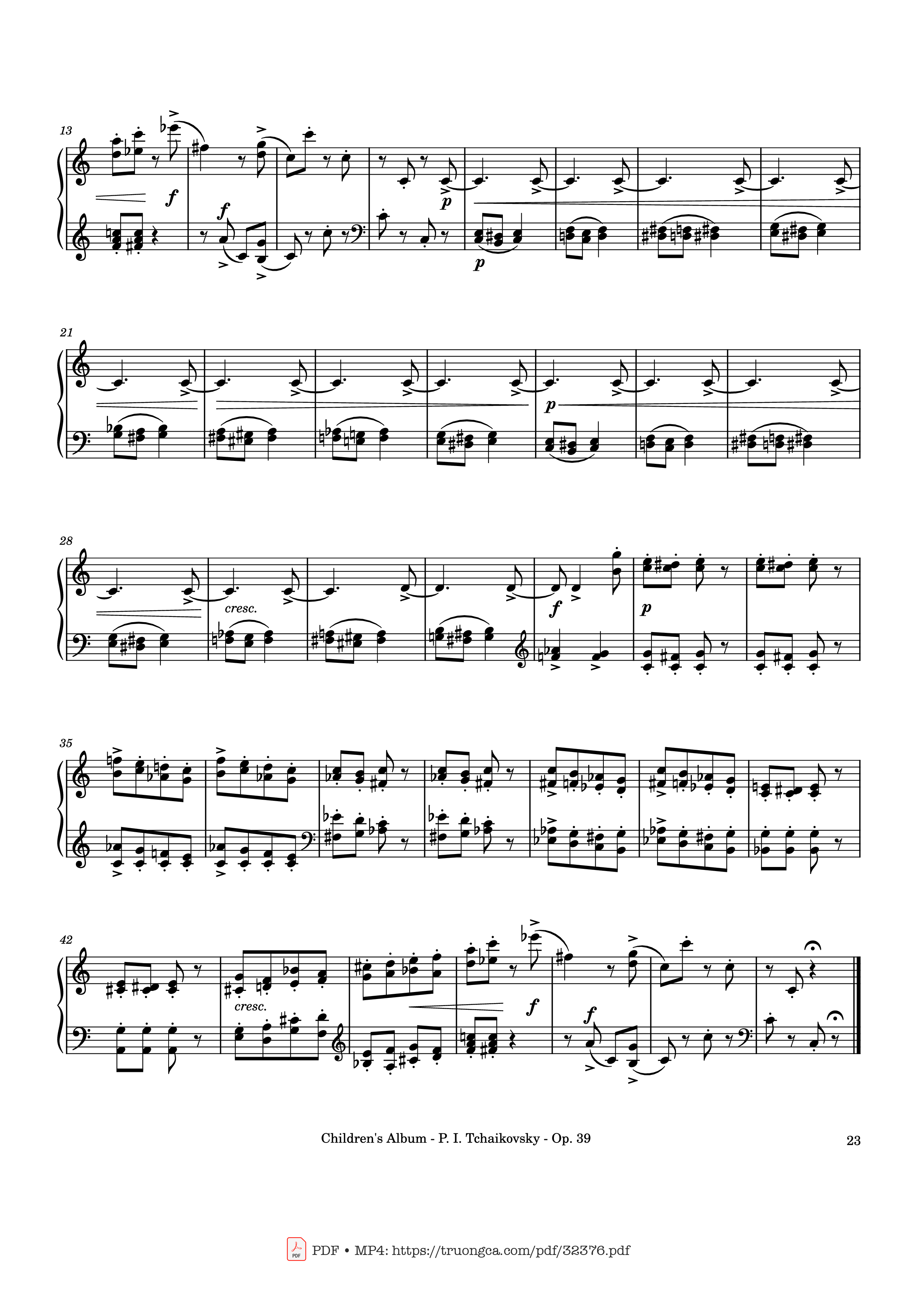 Page 23 of Sheet music PDF Children