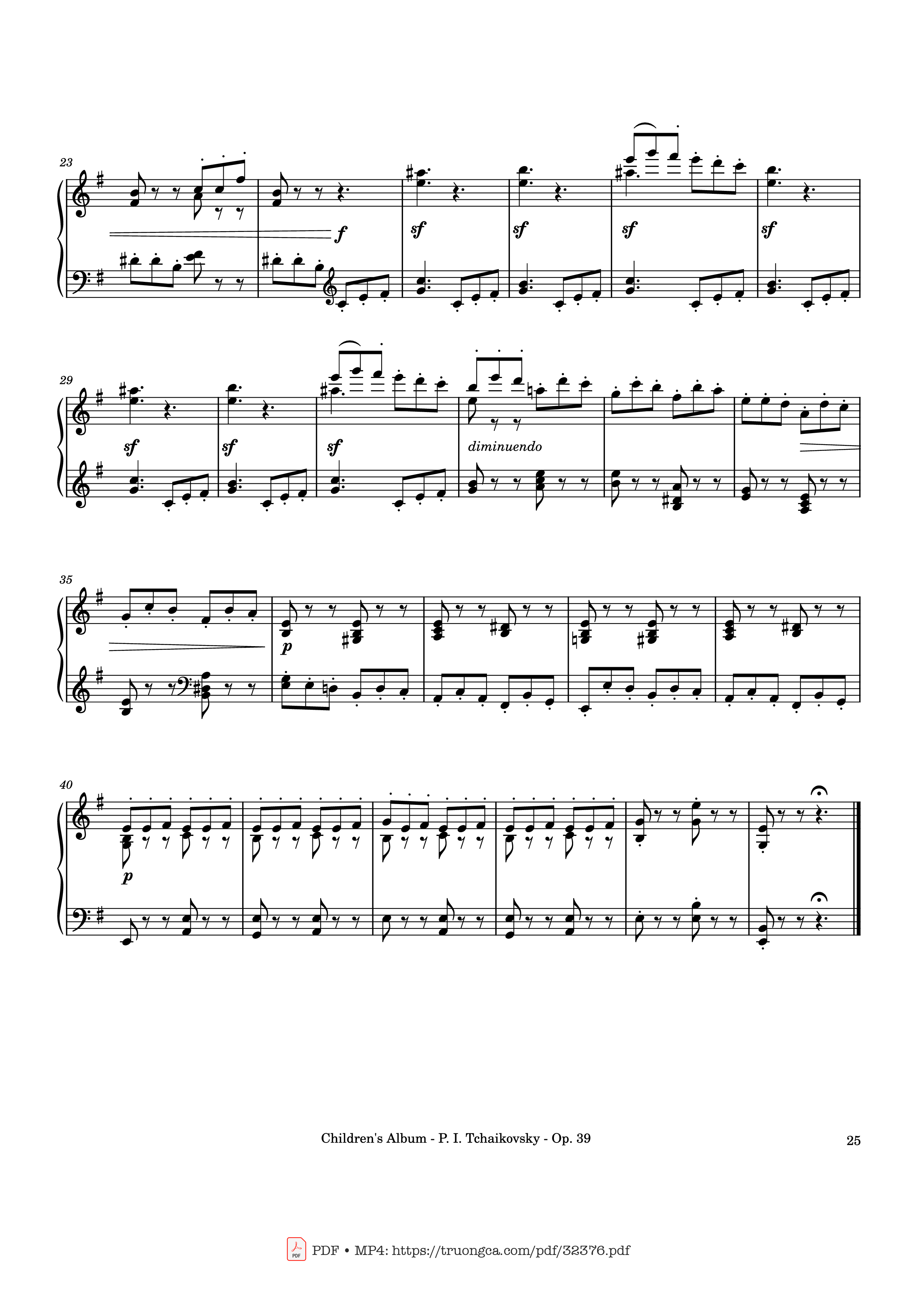 Page 25 of Sheet music PDF Children