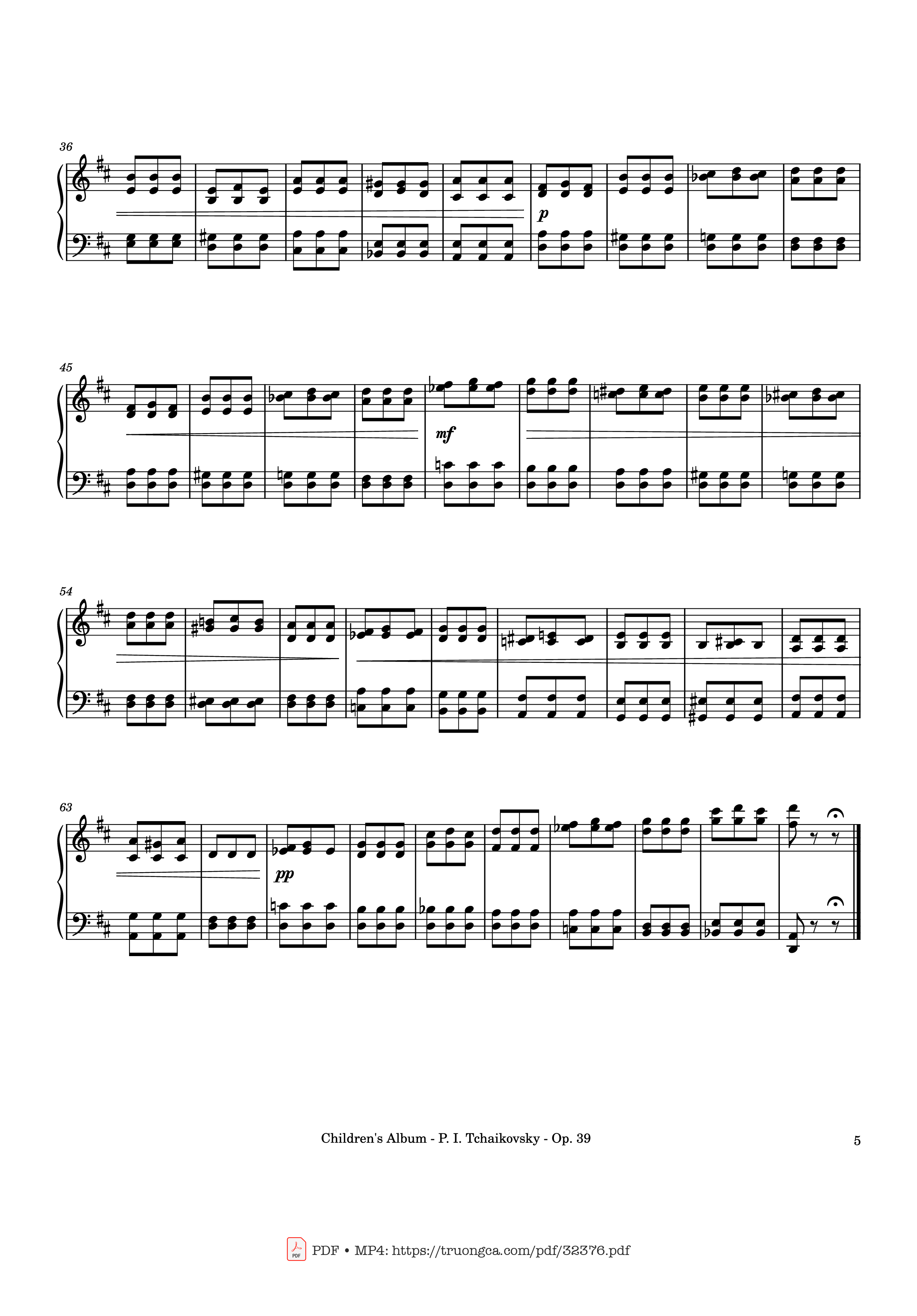 Page 5 of Sheet music PDF Children
