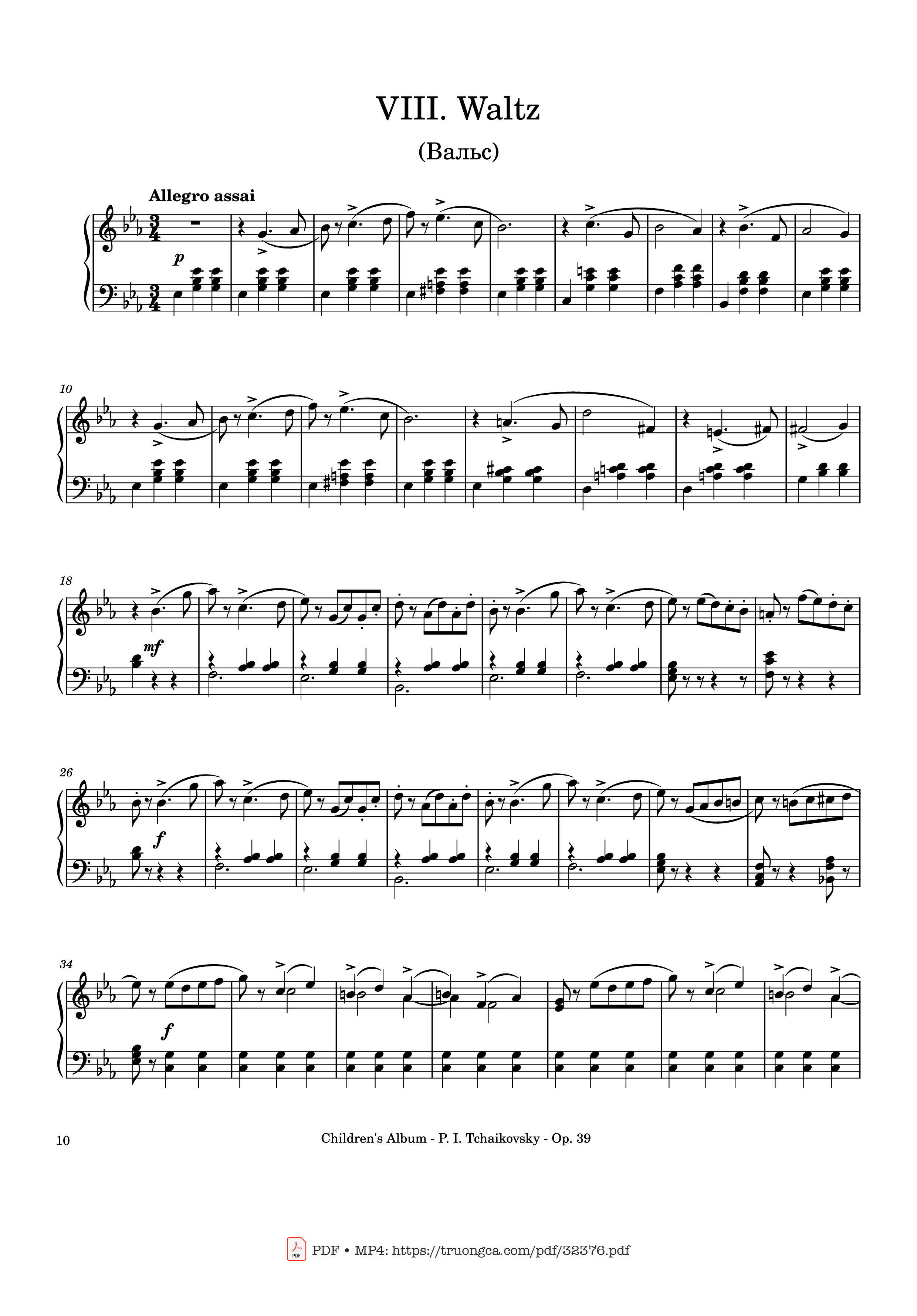 Page 10 of Sheet music PDF Children