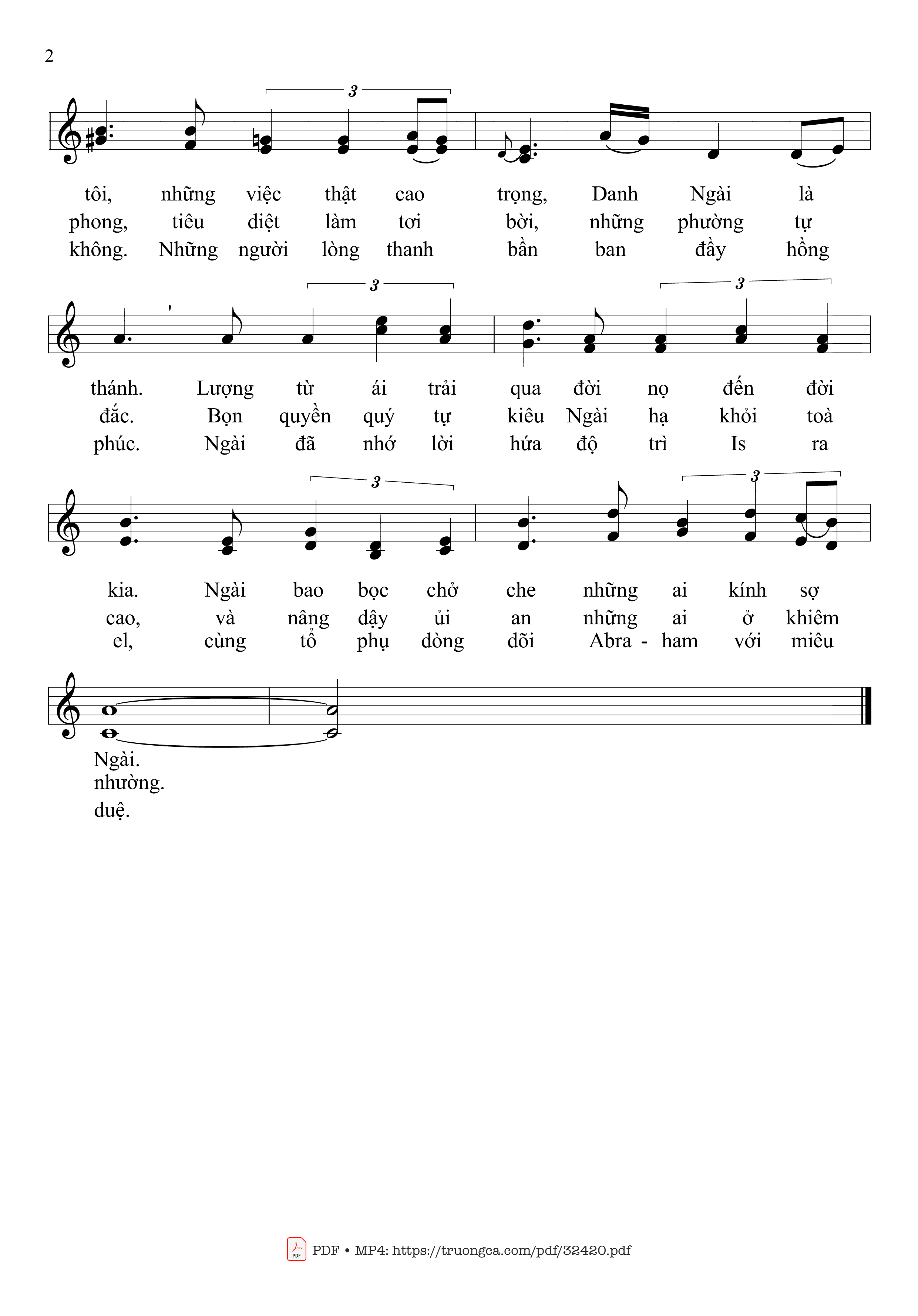 Page 2 of Sheet music PDF Này Hồn Tôi - Mai Hoàng Công